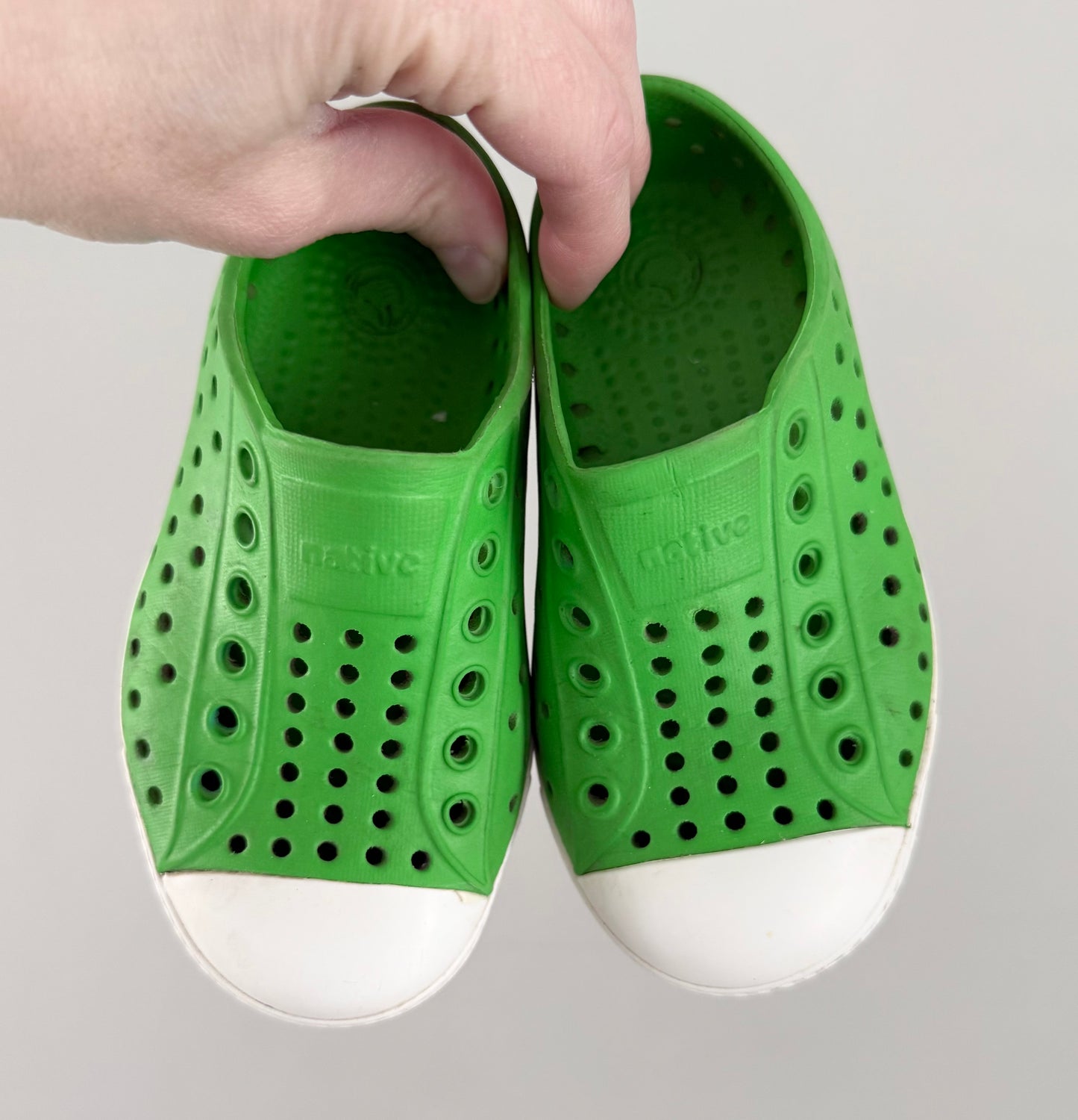 Native Bright Green Jefferson Slip Ons (7)