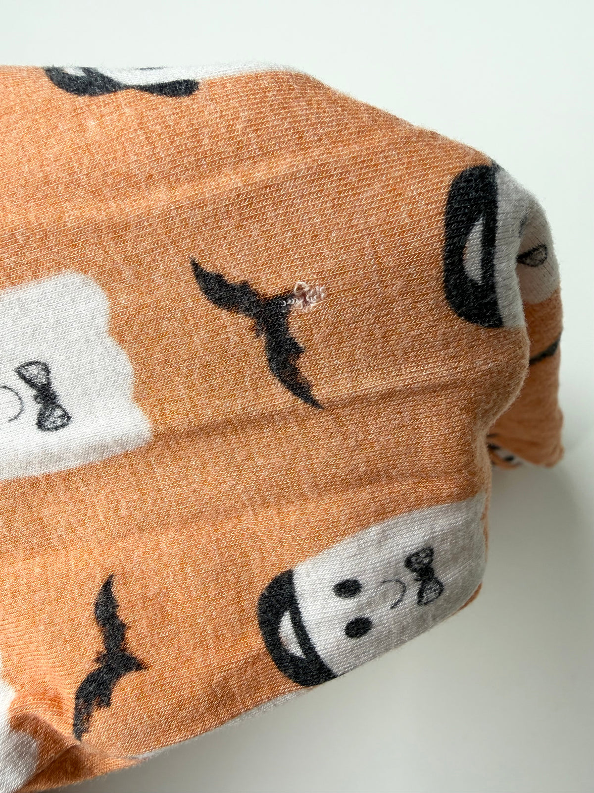 Milk + Coco Orange Cool Dude Ghosts Two Peice PJ Set (2T)