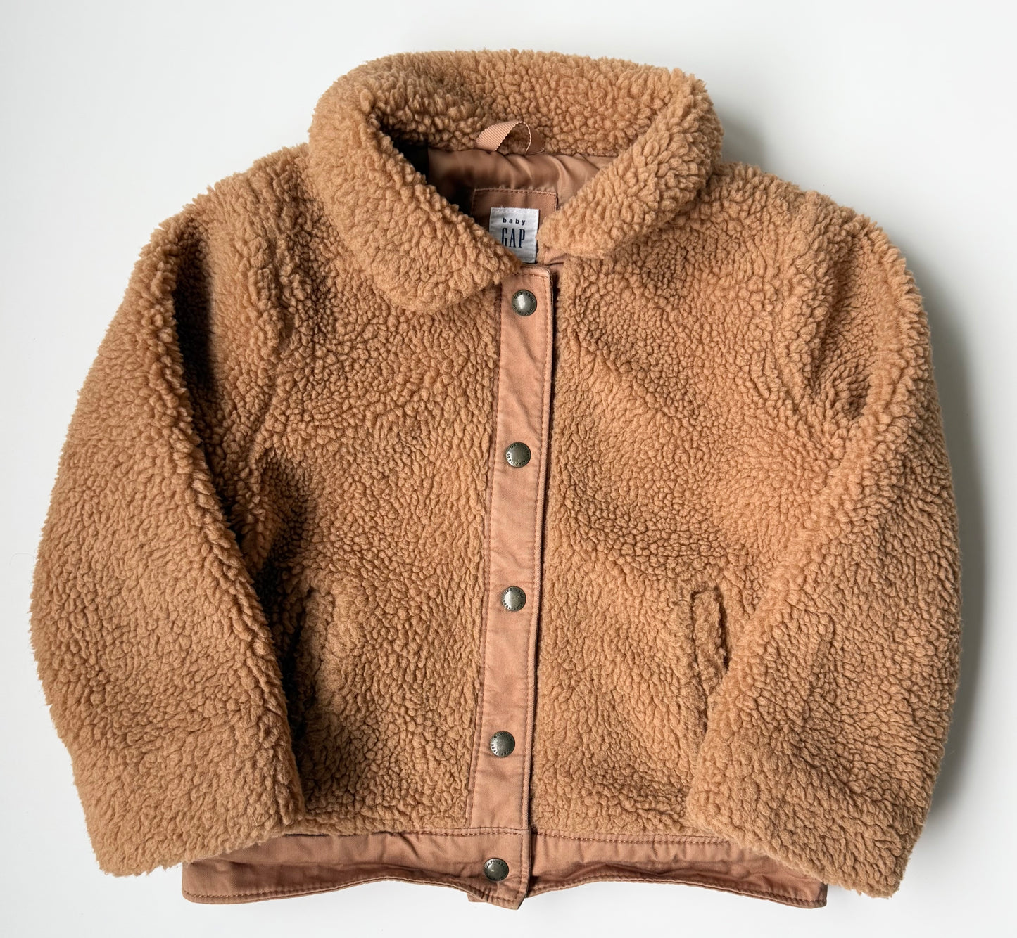Baby Gap Tan Sherpa Jacket (3 Years)