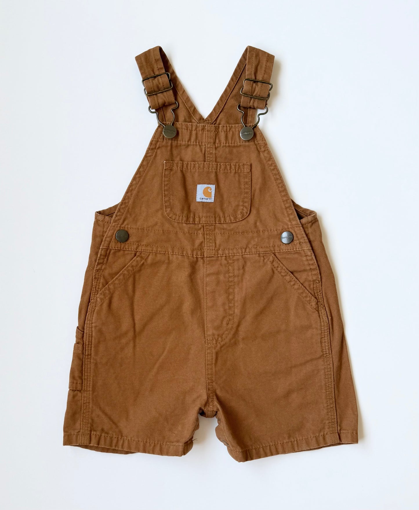 Carhartt Classic Brown Shorty Overalls (18 Months)