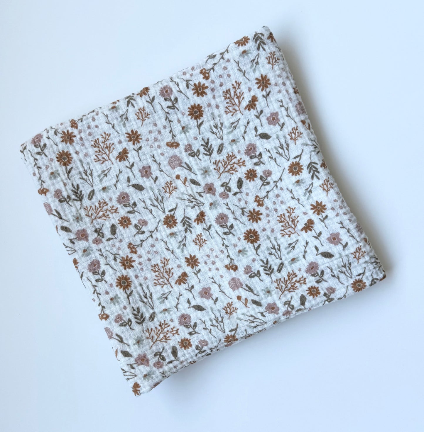 Mebie Baby Meadow Floral Muslin Swaddle Blanket
