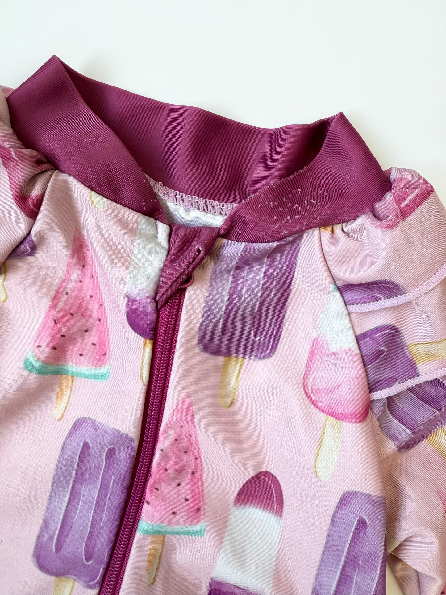 Honeysuckle Swim Purple Popsicles Full Coverage Sunsuit (12-18 Months)
