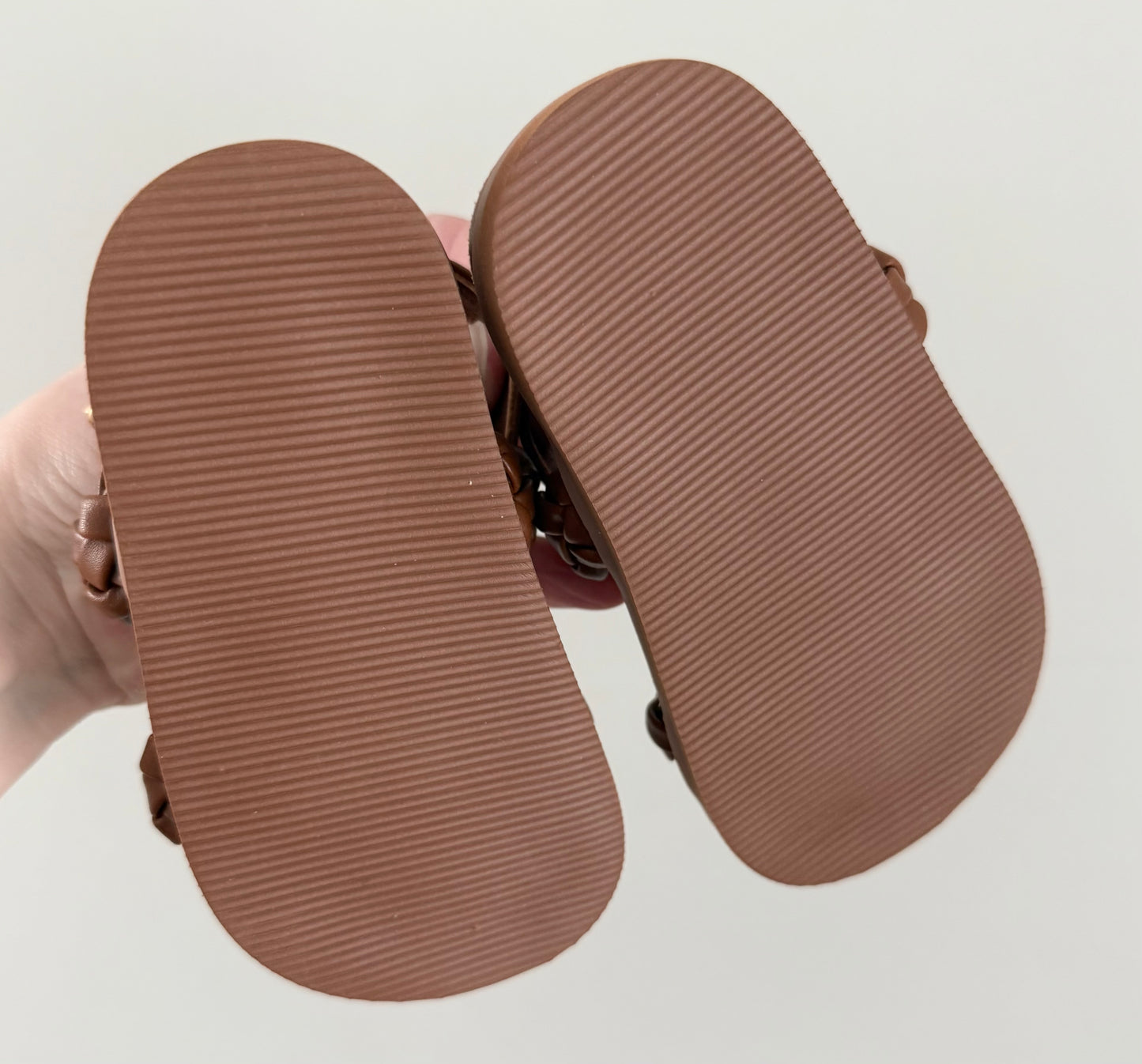 Baby Gap Brown Braided Sandals (5/6)