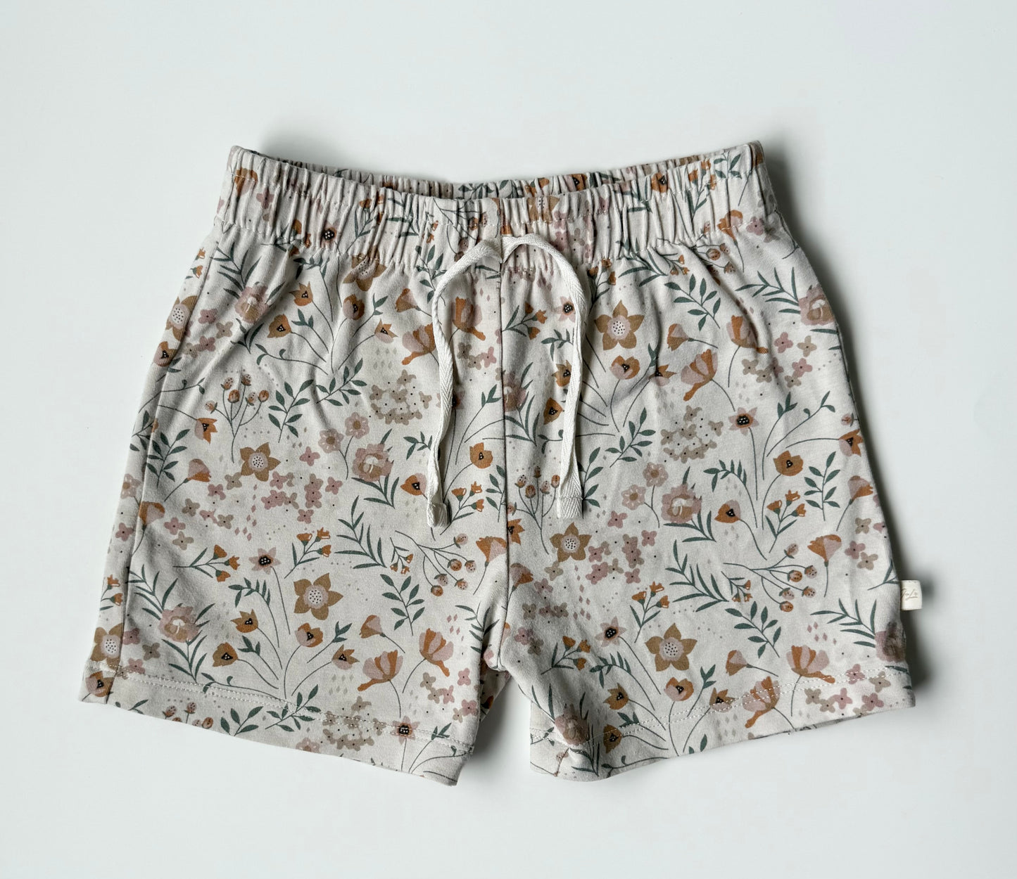 Jax & Lennon Beige Floral Shorts (5/6 Years)