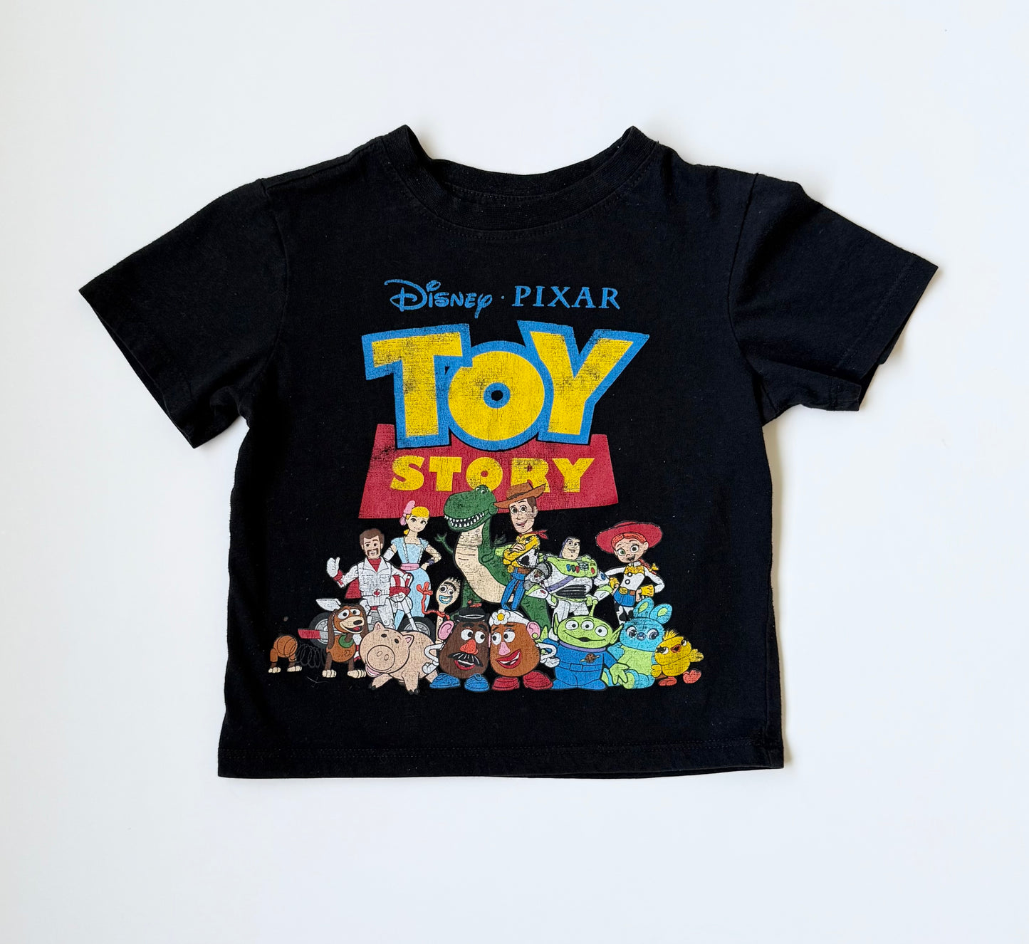 Disney x Pixar Toy Story 4 Black T-Shirt (2T)