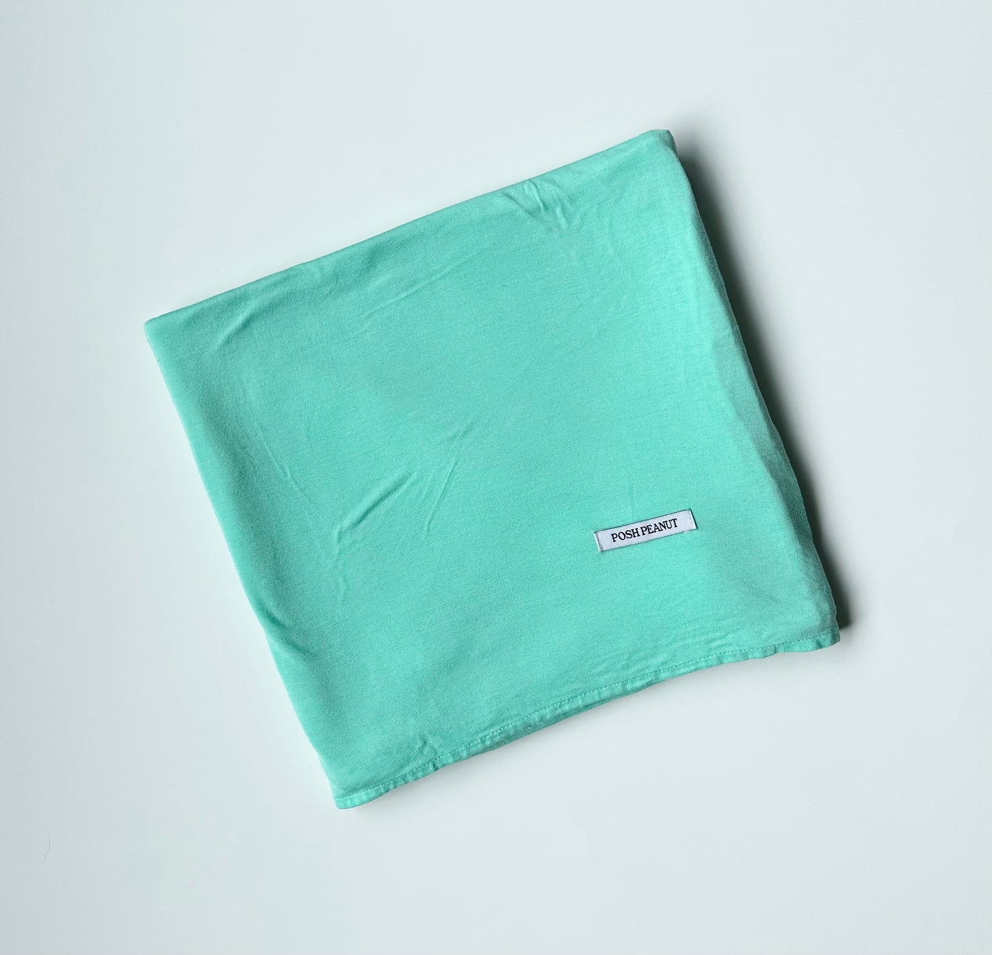 Posh Peanut Turquoise Bamboo Swaddle Blanket