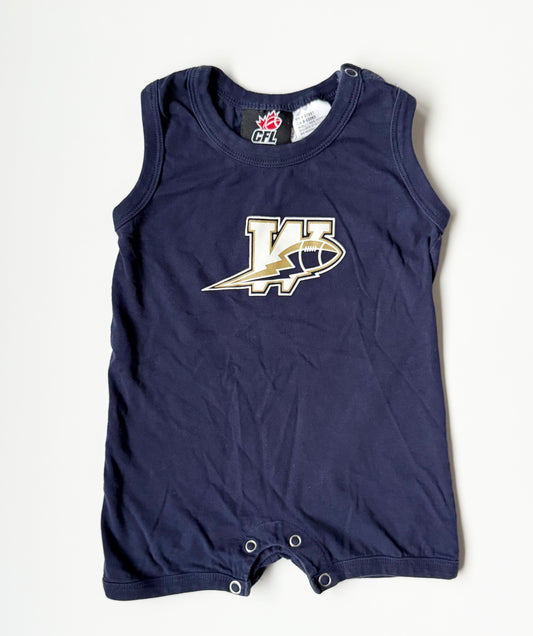Winnipeg Blue Bombers Reebok Navy Football Romper (6-9 Months)