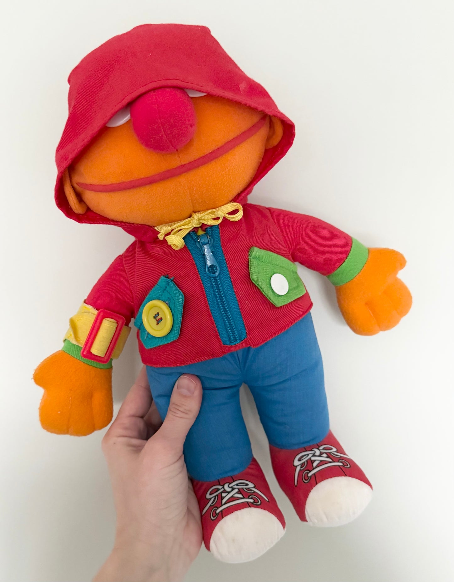 Vintage Playskool Sesame Street “Dress Me Up” Ernie Plush