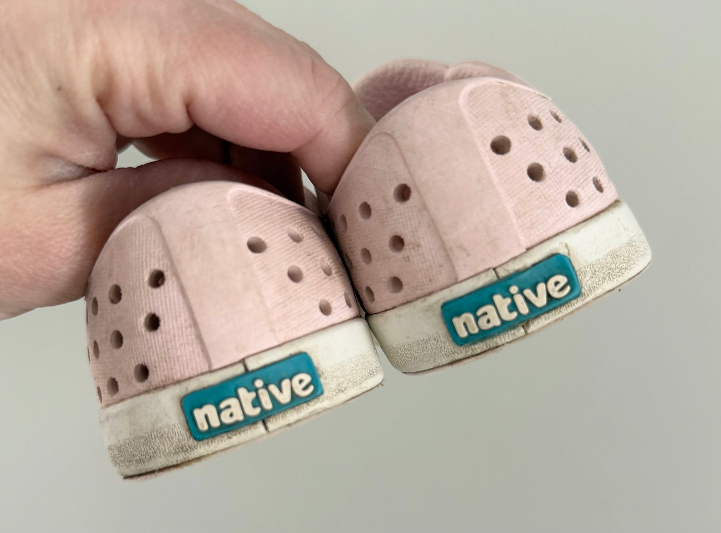 Native Light Pink Jefferson Slip Ons (5)