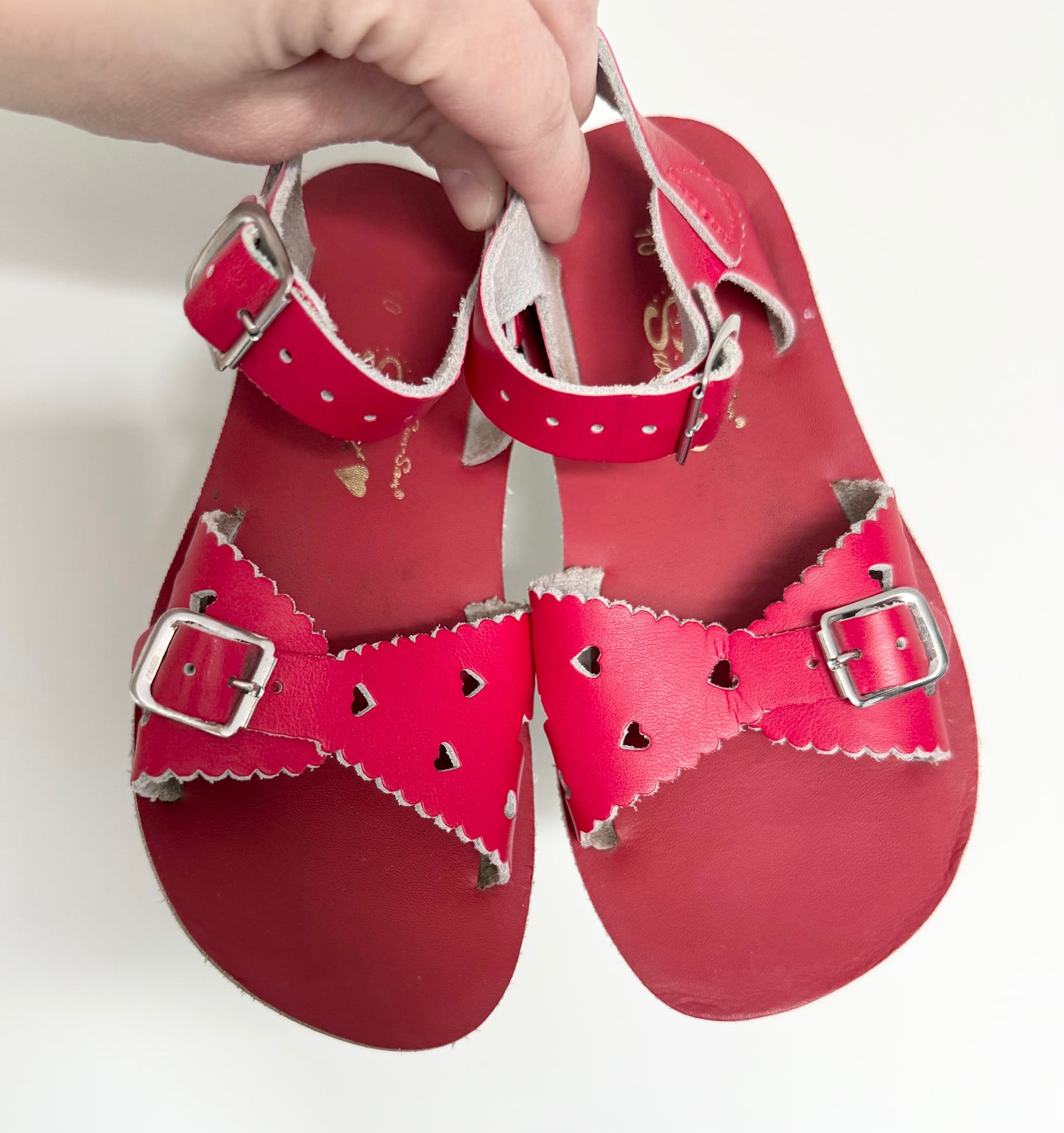 Salt Water Sweetheart Sandals - Red (10)
