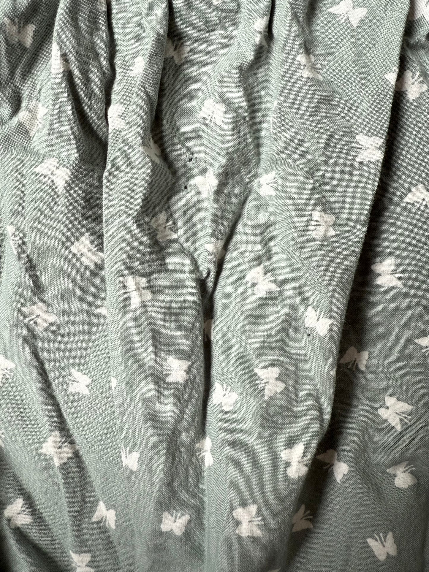 Rise Little Earthlings Green Butterflies Tiered Tank Dress (18-24 Months)