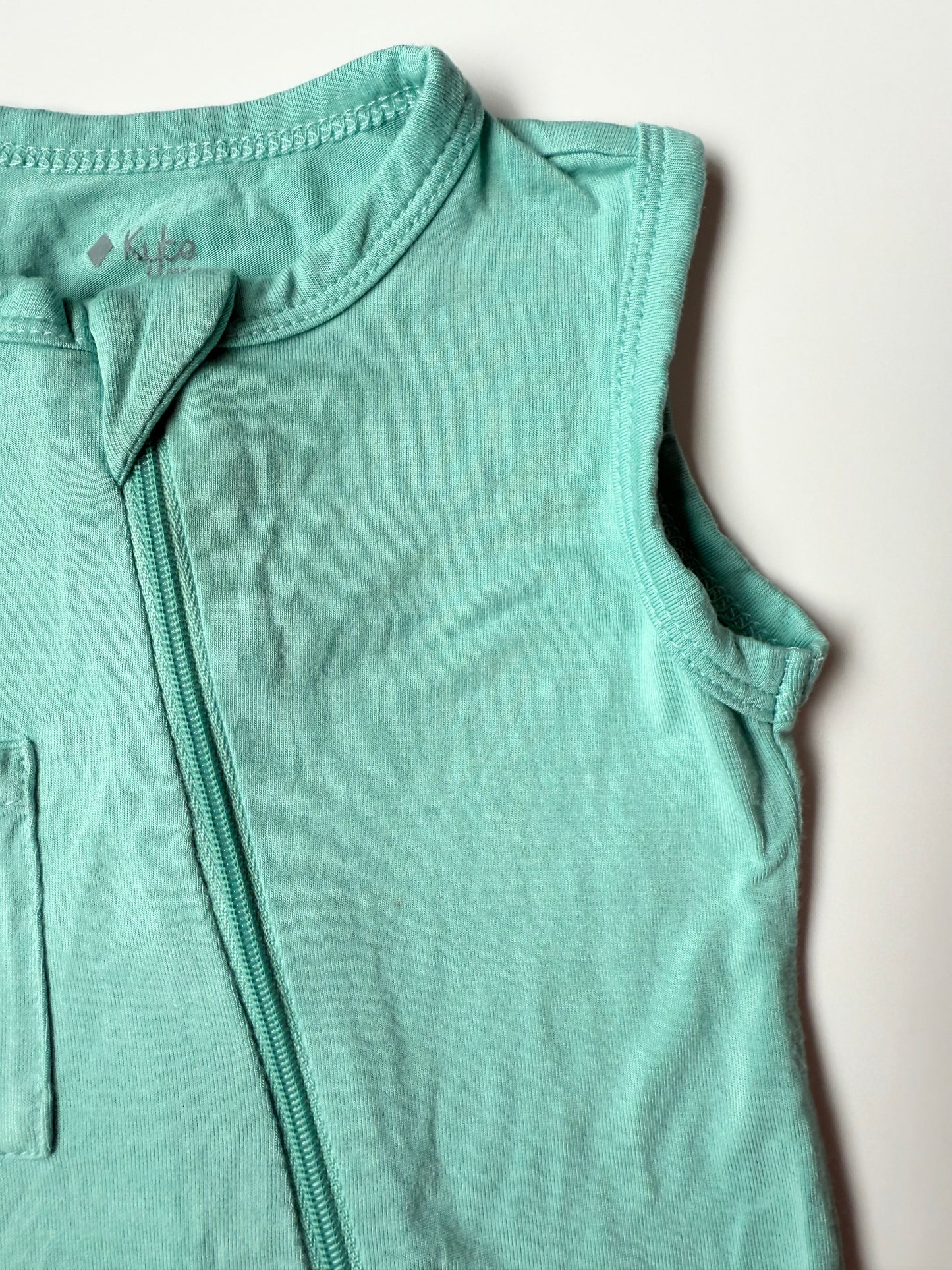 Kyte Jade Sleeveless Zipper Romper (3-6 Months)