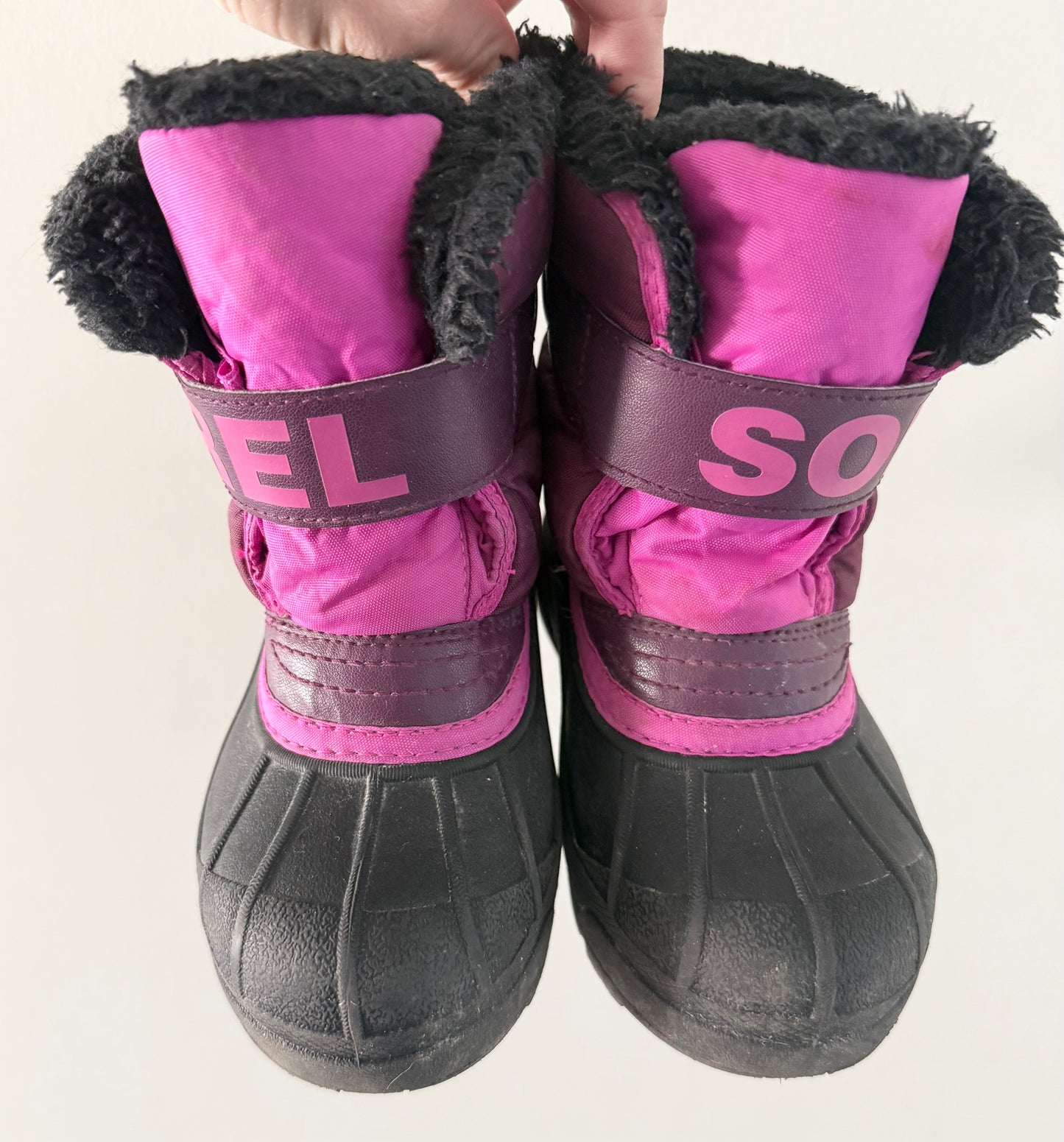 Sorel Pink/Purple Snow Commander Winter Boots (11)