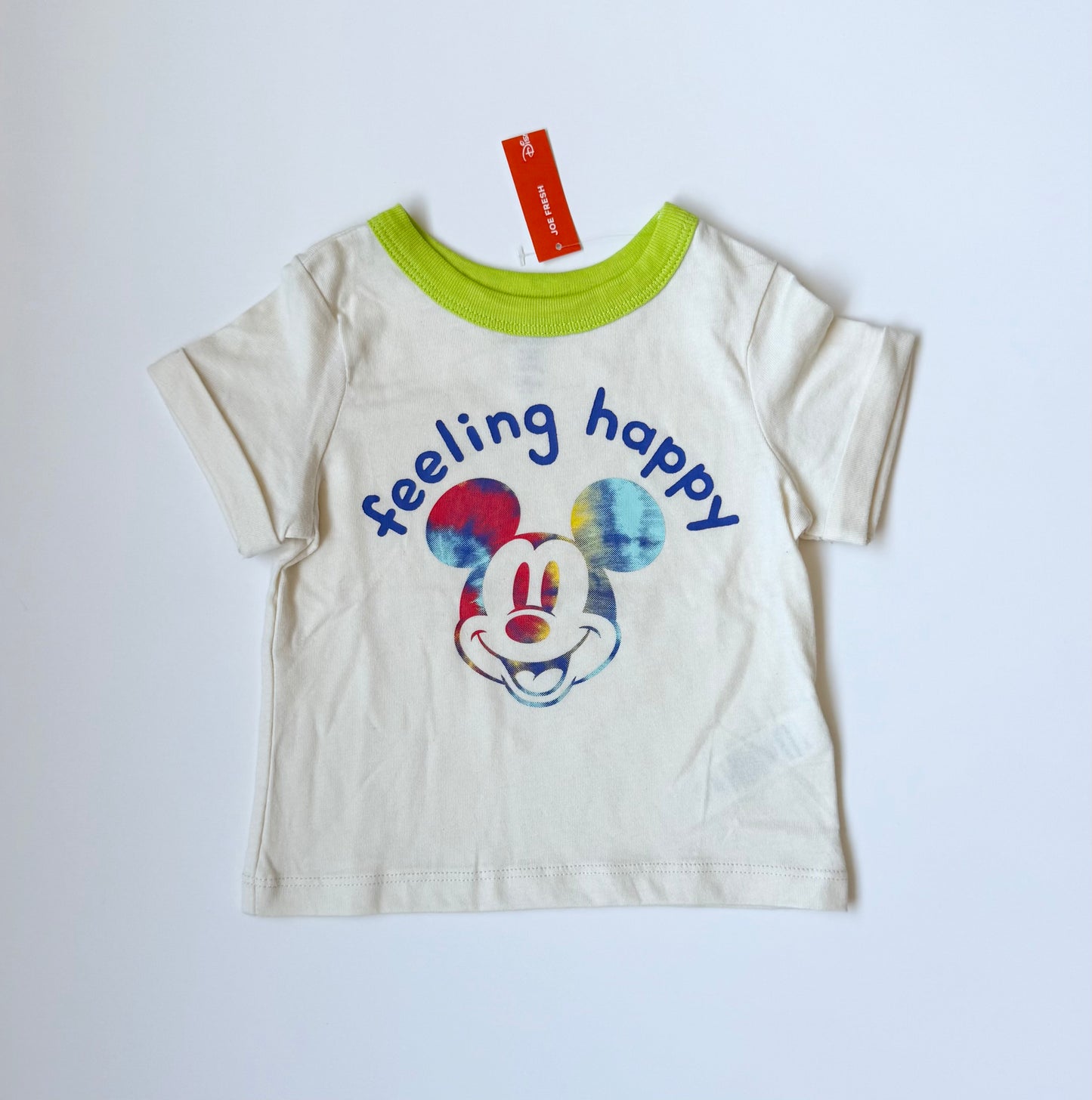 Joe Fresh Disney Mickey “Feeling Happy” T-Shirt - New (3-6 Months)