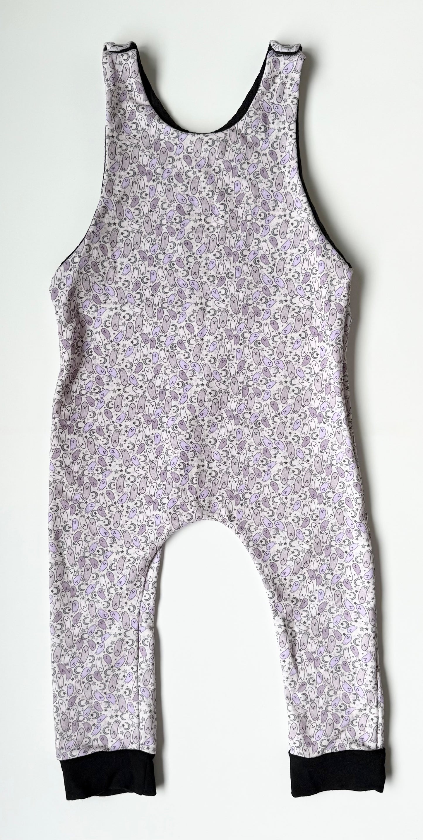 Hudson + Co Purple Ghosts Romper (18-24 Months)