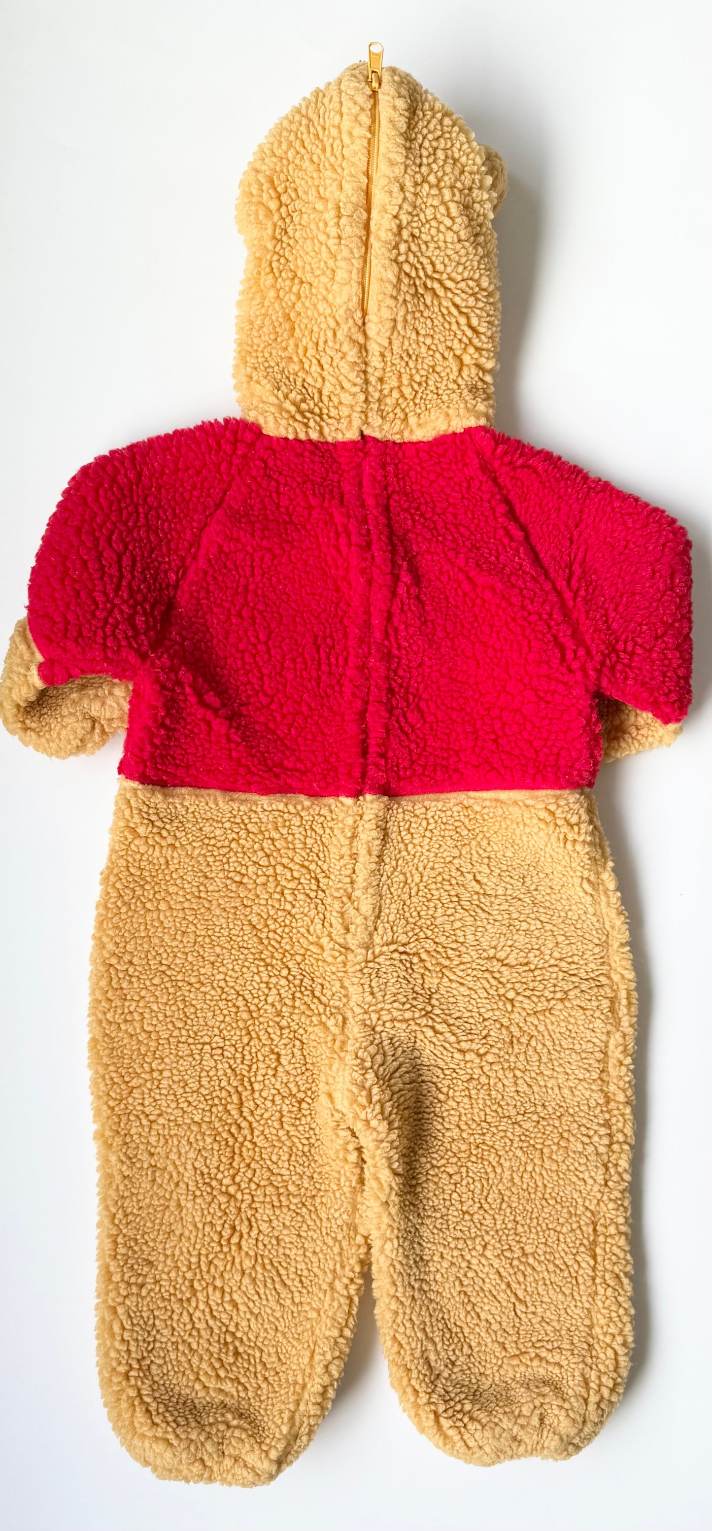 Vintage/Y2K Walt Disney World Kids Sherpa Winnie the Pooh Costume (2-4 Years)