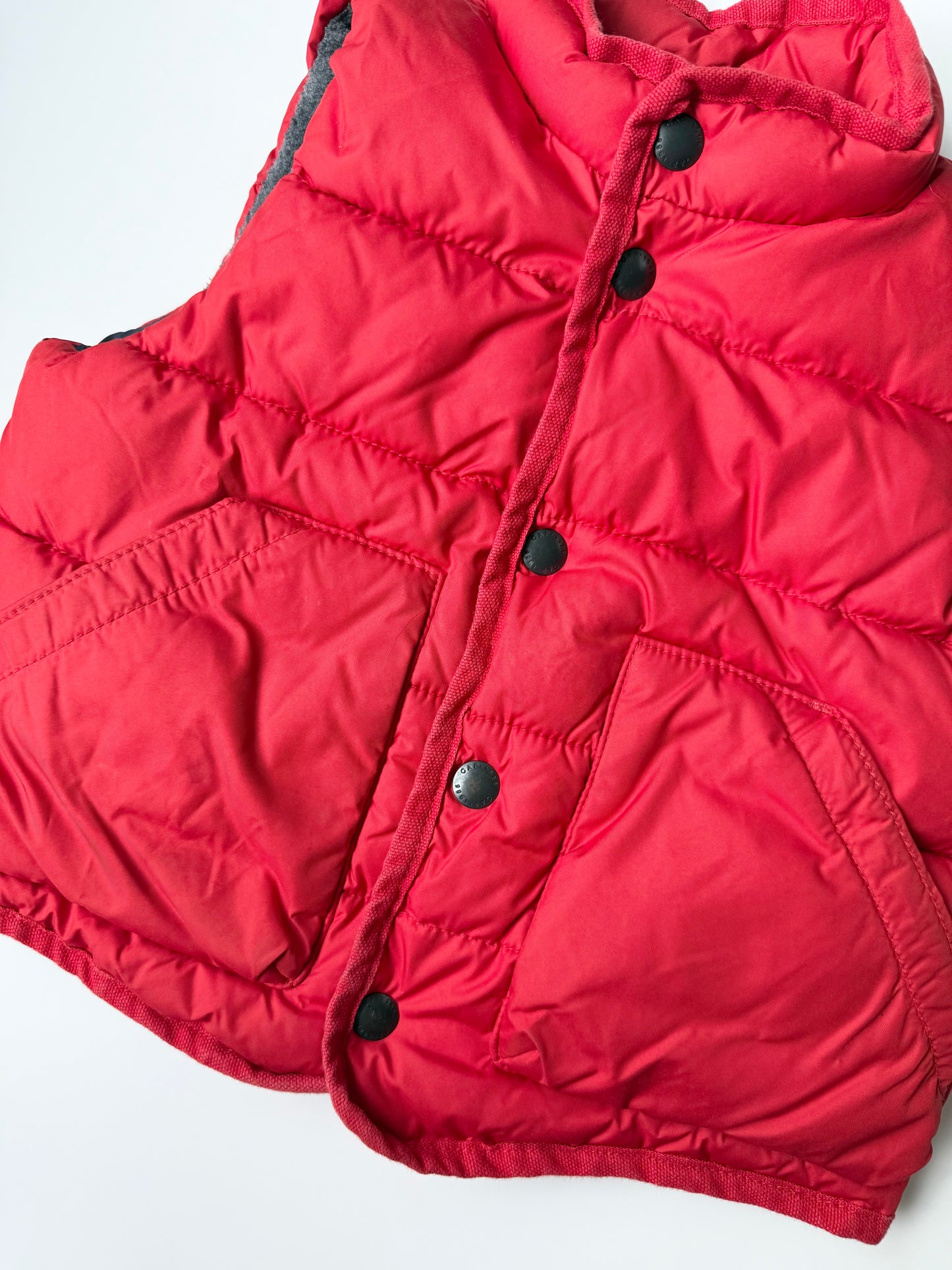 Baby Gap Red Puffer Vest (12-18 Months)
