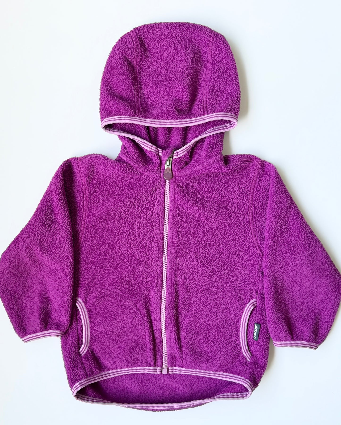 MEC Purple Hooded Fleece Zip Up (3T)