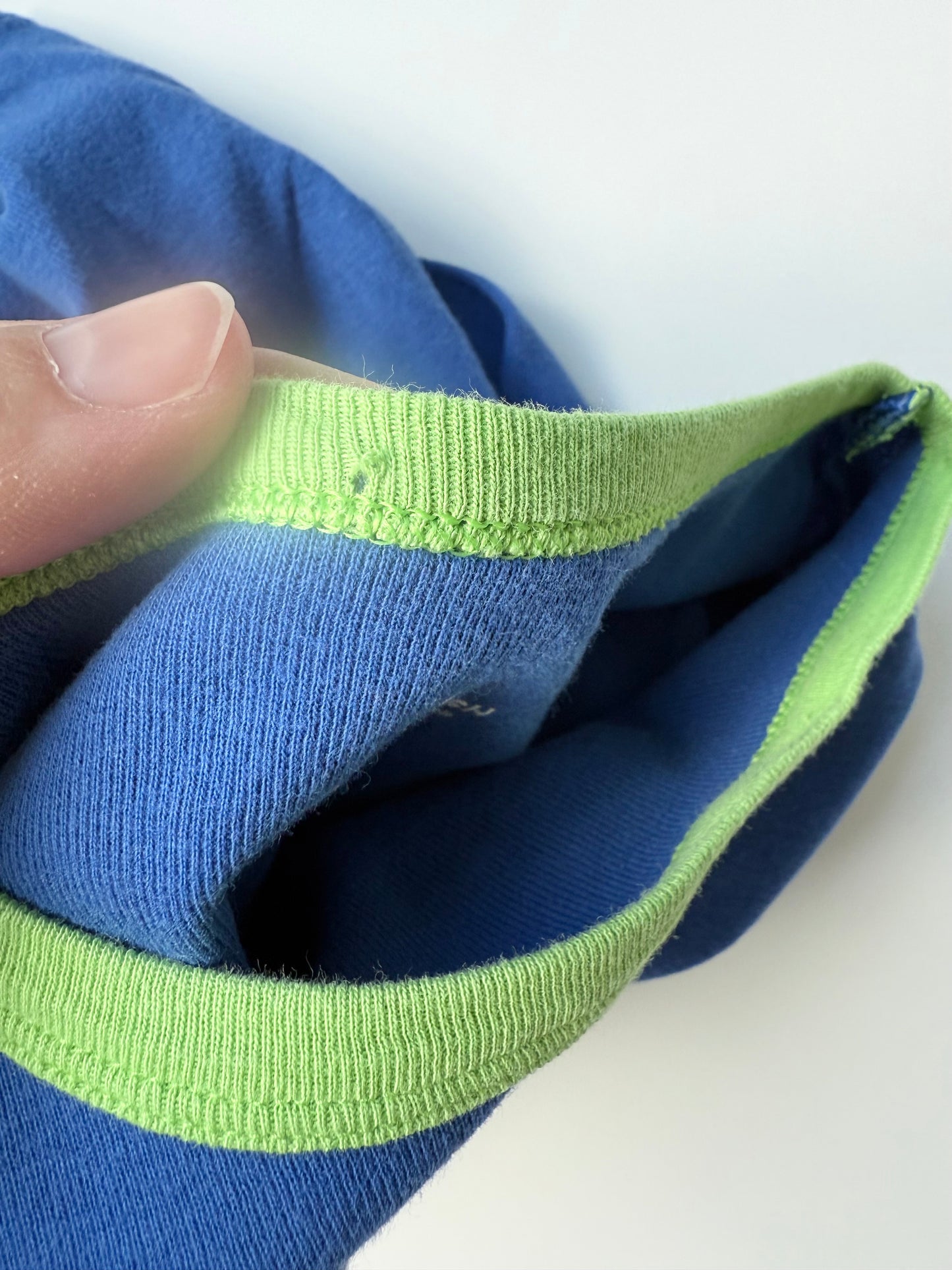 Joe Fresh x Disney Buzz Lightyear Blue & Green Happy Holidays Two Piece PJ Set (3T)