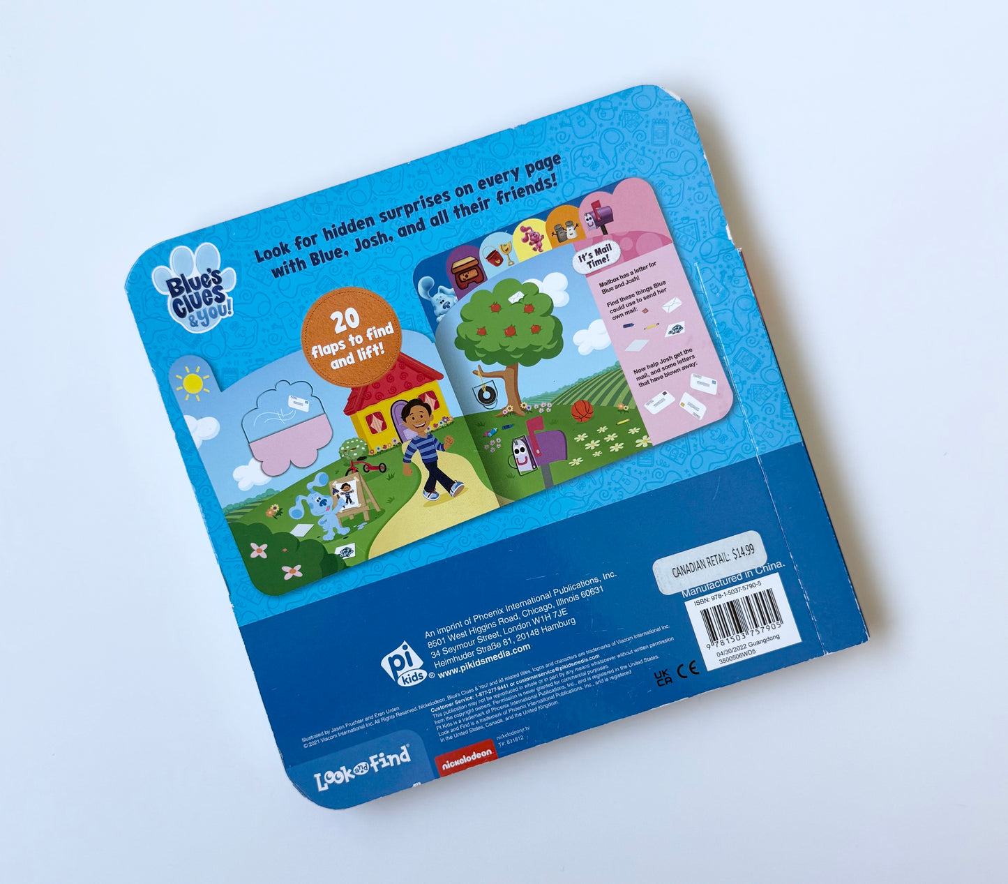 Blues Clues Lift-A-Flap Peek-A-Boo, Blue Board Book