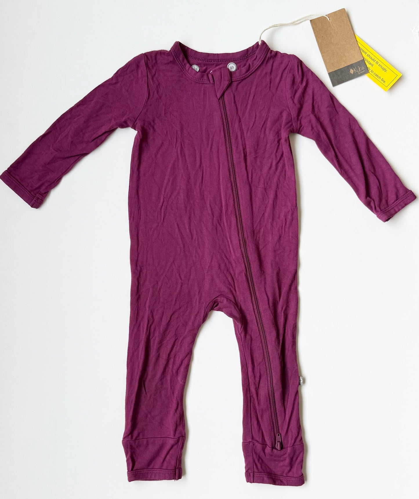 Kyte Dahlia Zipper Romper (6-12 Months)