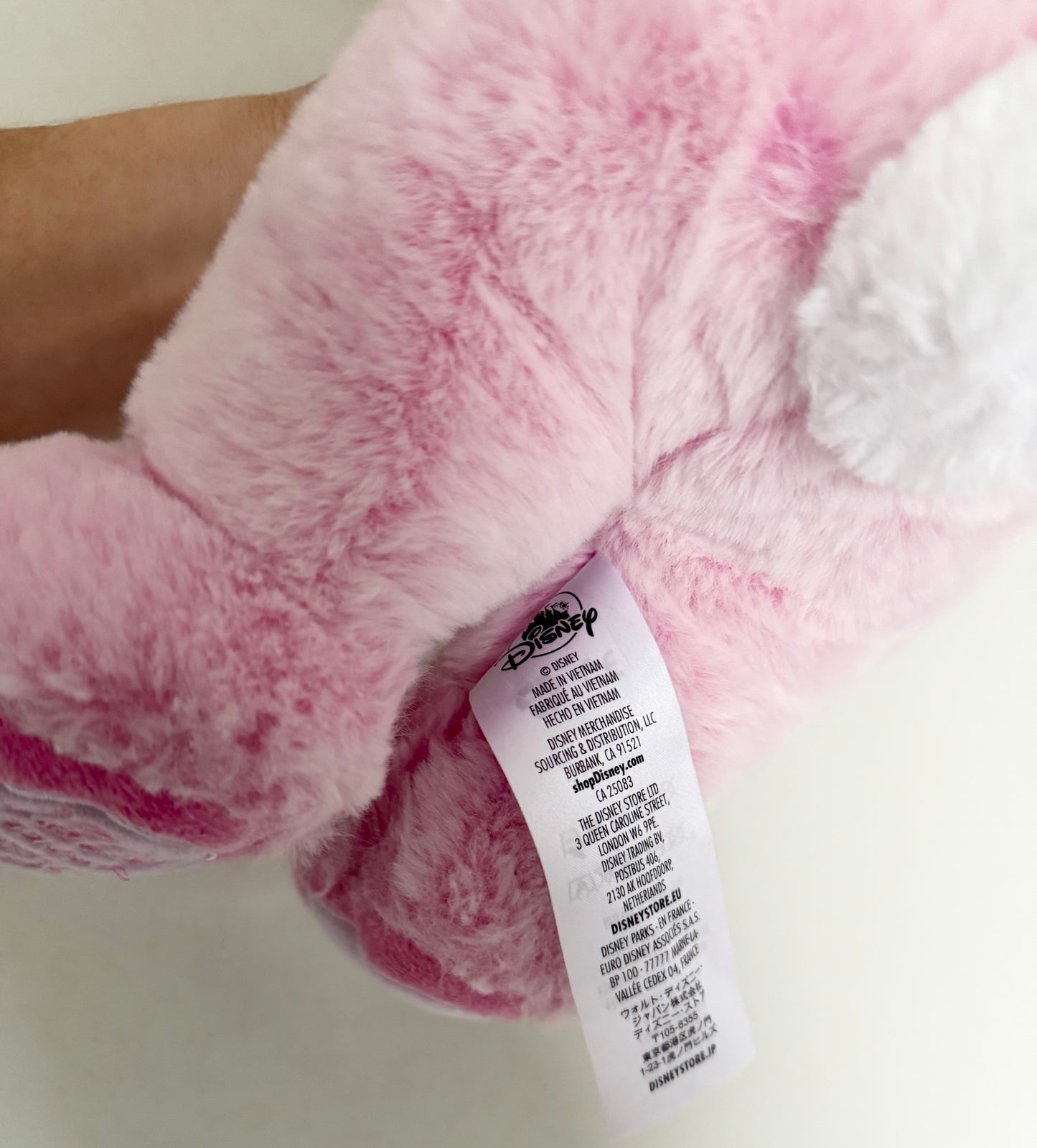 The Disney Store Pink Easter Bunny Minnie Mouse Plush