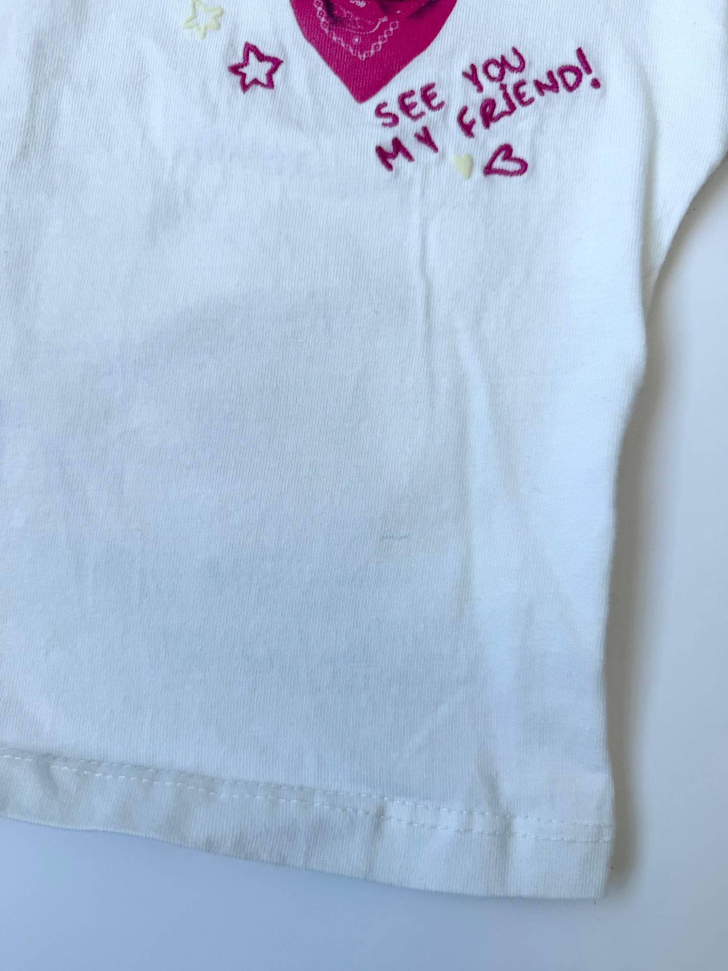 Zara White & Pink Puppy Love “Unlimited Fun” T-Shirt (3T)