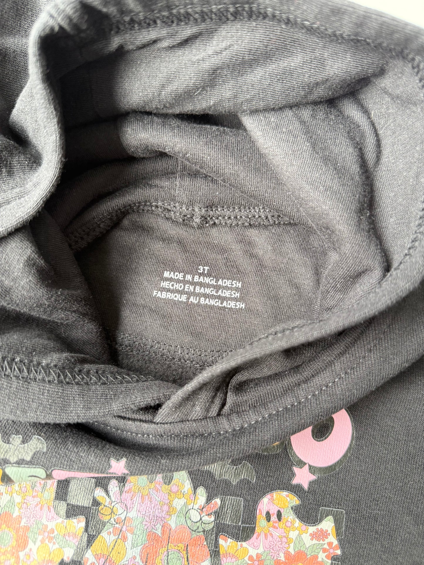 Halloween Black “Let Go Ghouls” Hoodie (3T)