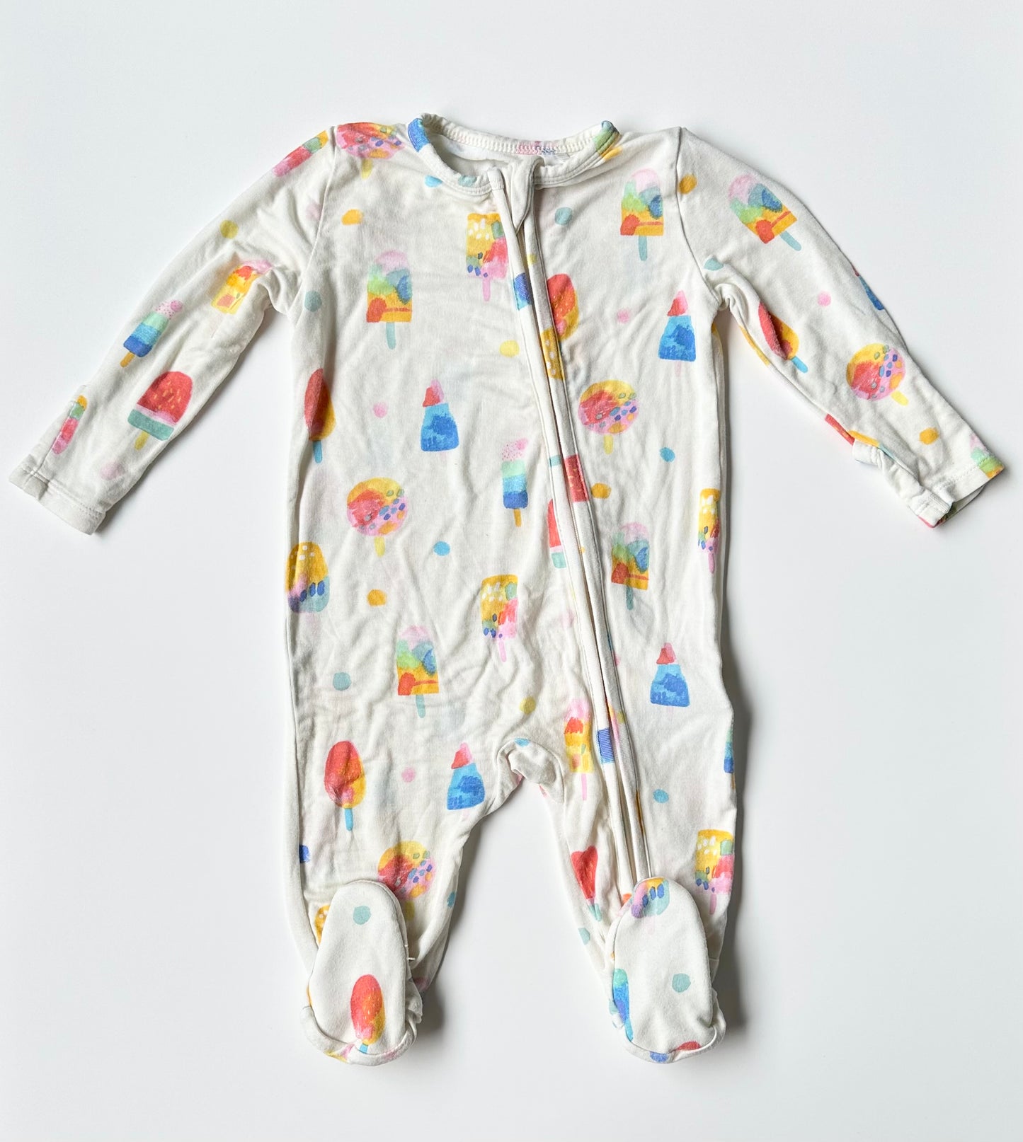 Angel Dear White Popsicles Sleeper (3-6 Months)