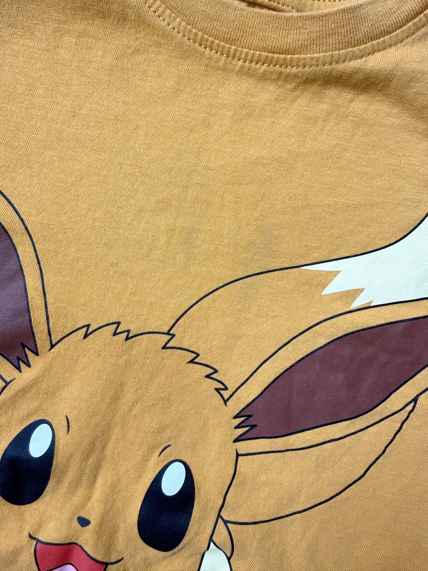 H&M x Pokémon Dark Yellow Eevee T-Shirt (6-8 Years)