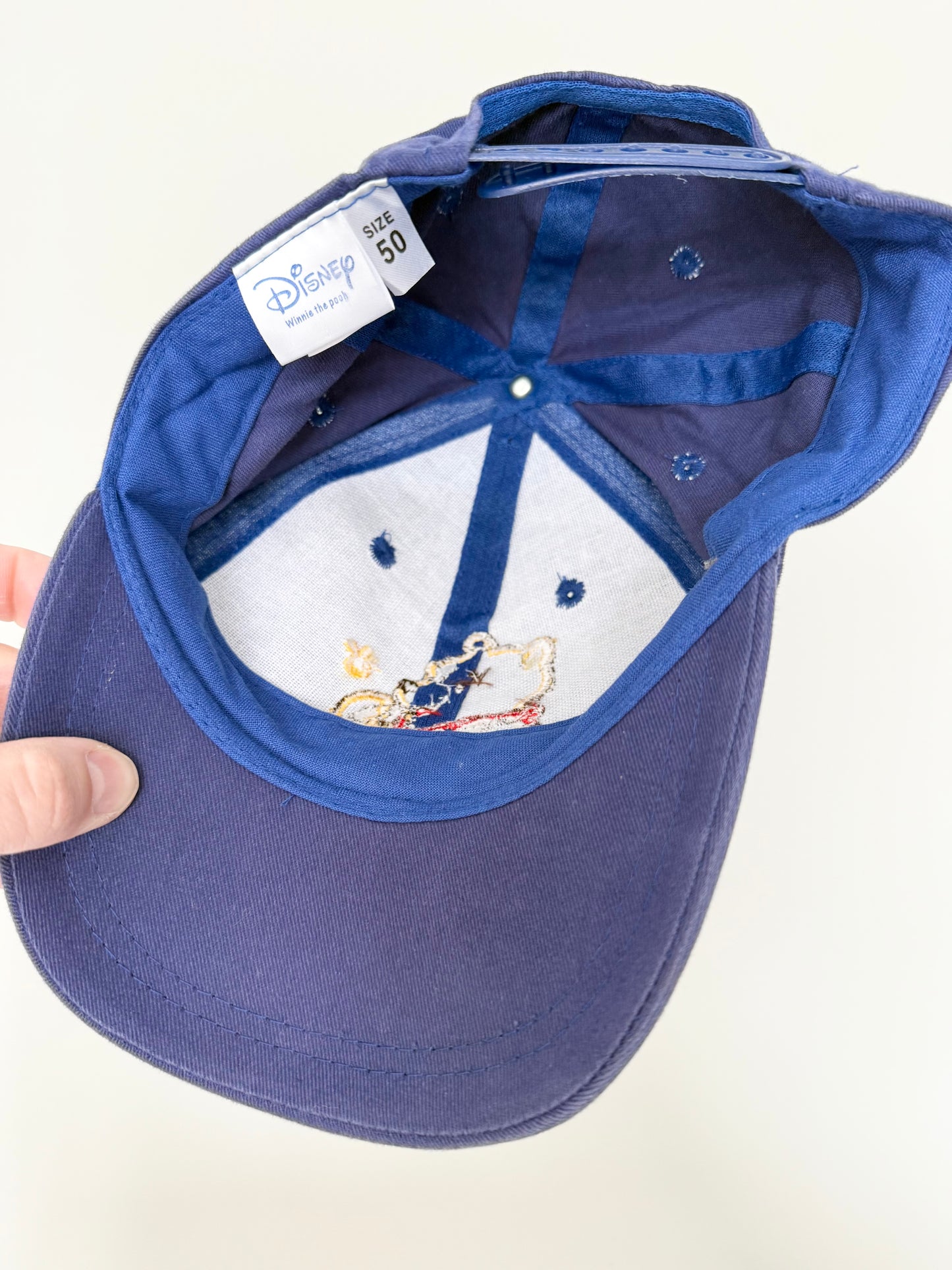 Disneys Winnie the Pooh Blue Embroidered Ball Cap (50CM)