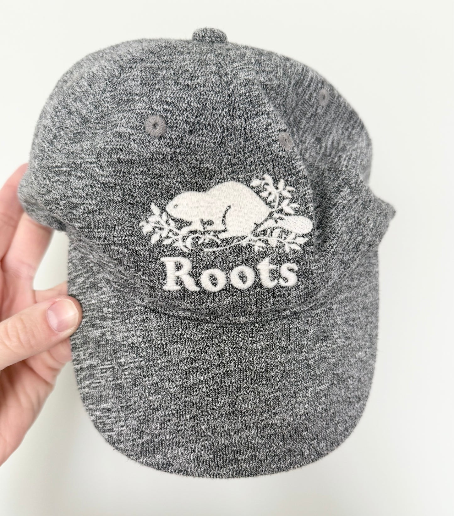 Roots Kids Heather Grey Ball Cap (3-5 Years)