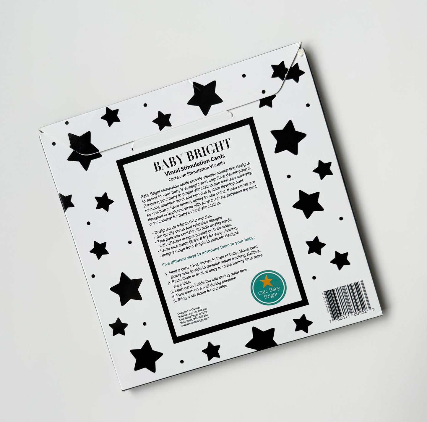 Baby Bright Visual Stimulus Cards