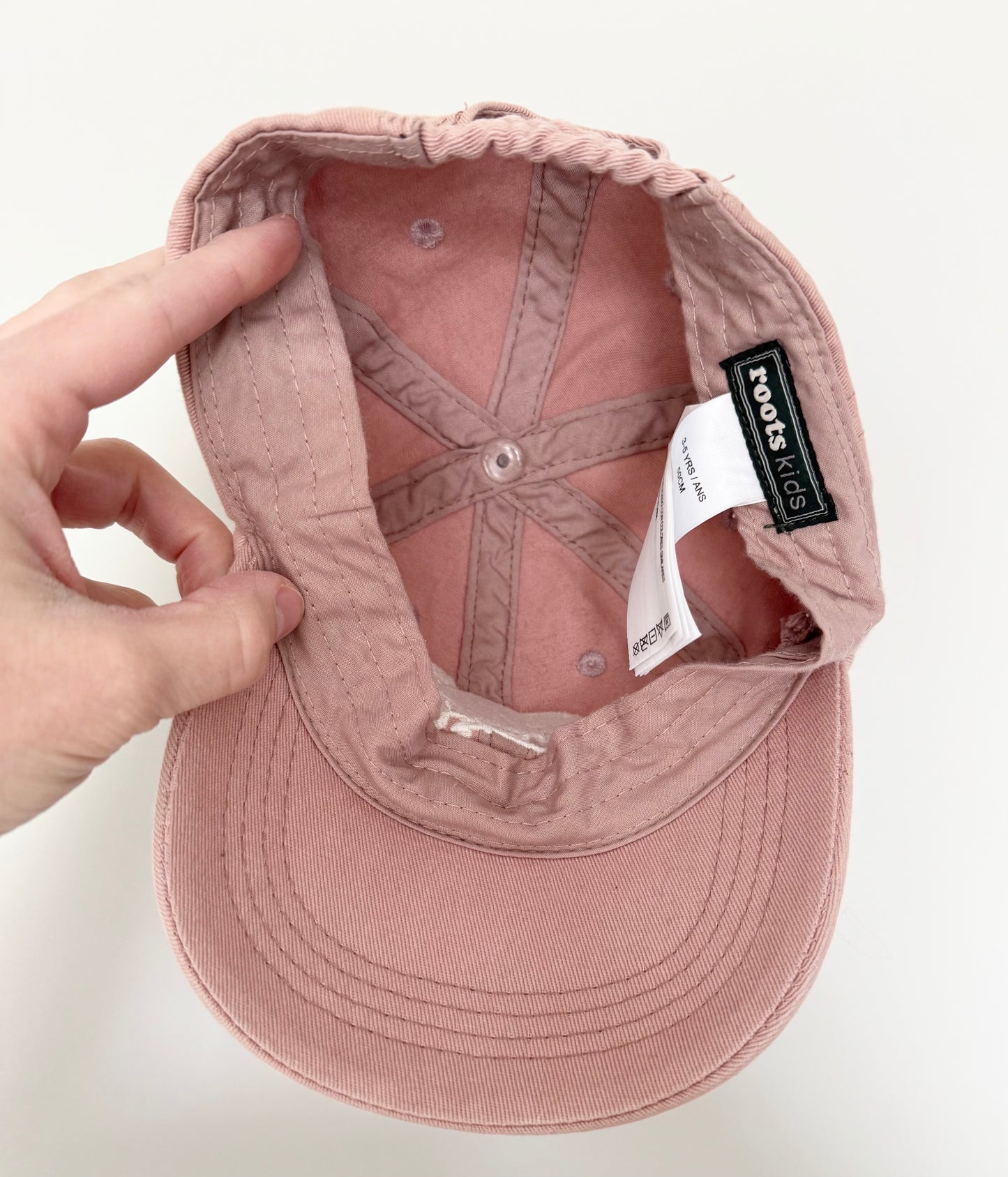 Roots Kids Pink Ball Cap (3-5 Years)