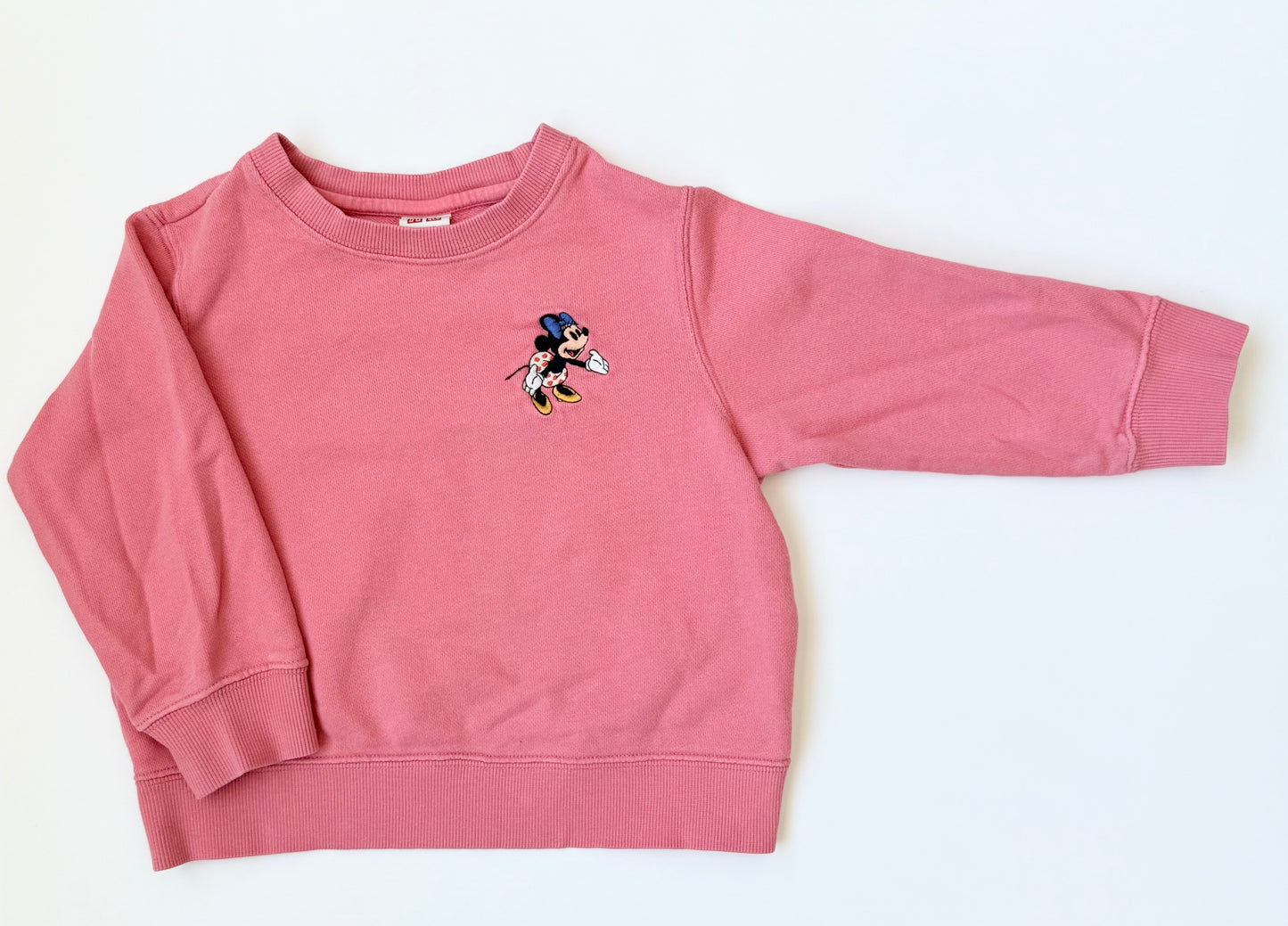 Uniqlo Disney Pink Minnie Mouse Crewneck (3T)