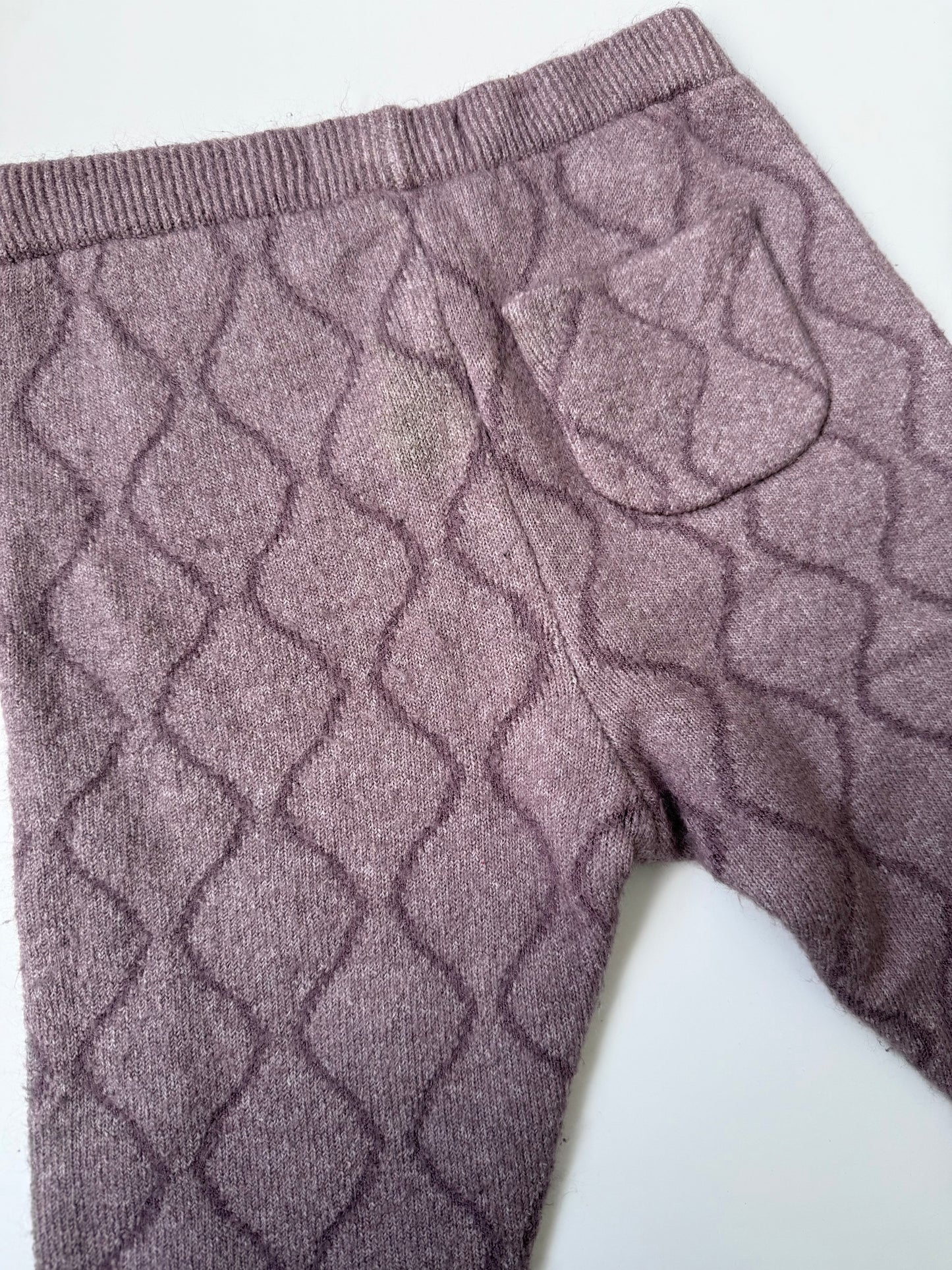 Zara Purple Fuzzy Squiggle Pants (2-3 Years)