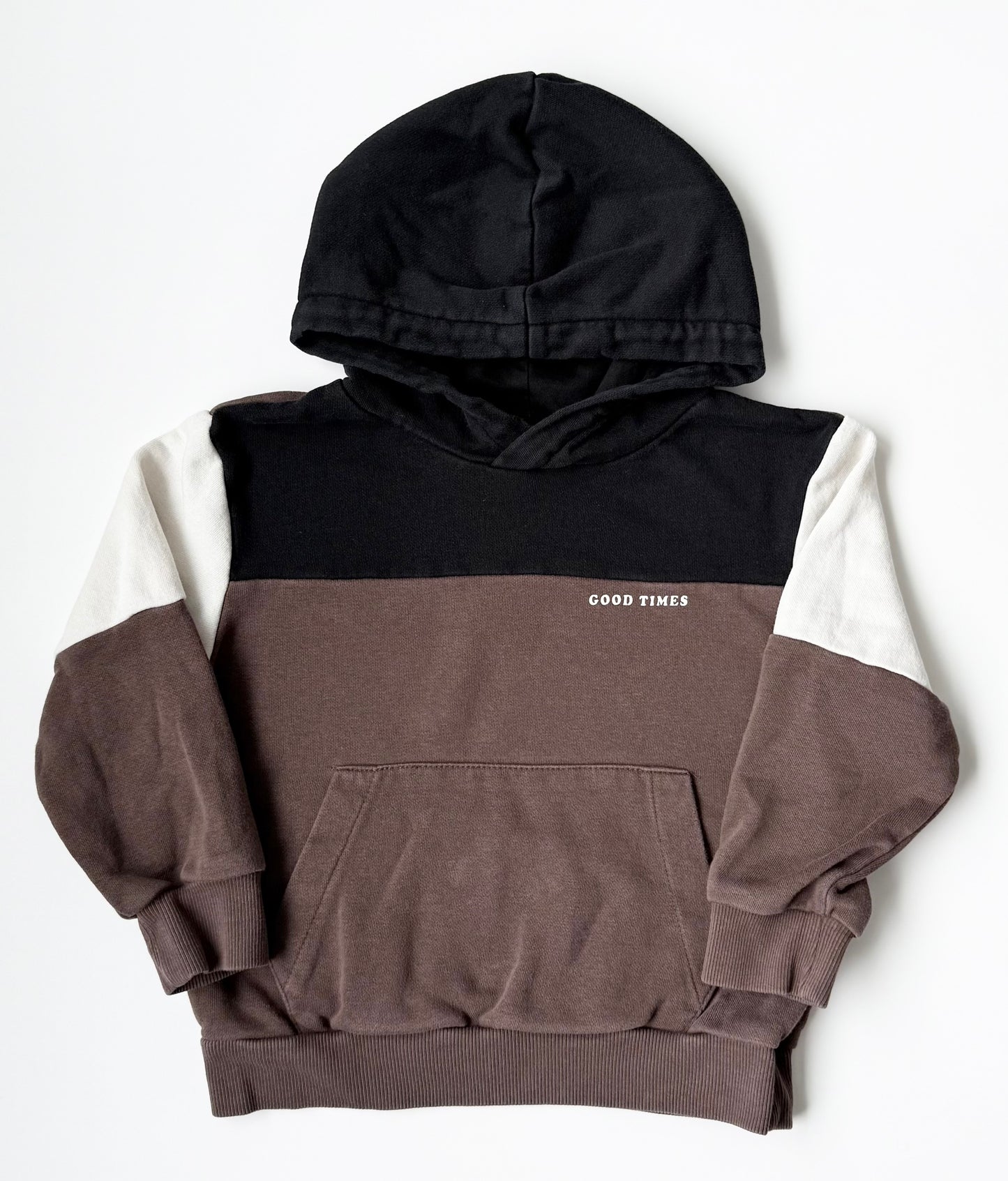 H&M Brown & Black “Good Times” Hoodie (2-4 Years)