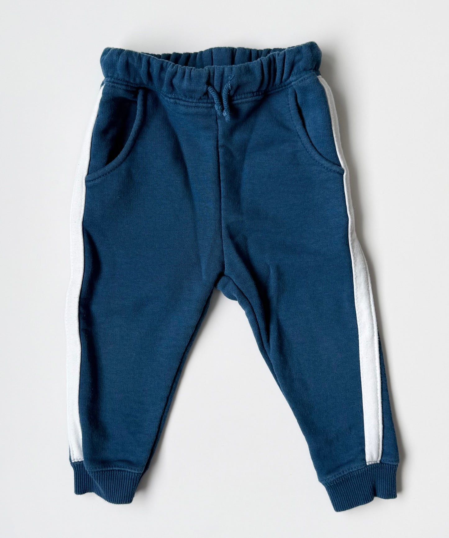 Zara Blue “Hey Buddy” Panda Zip Up Hoodie & Matching Pants Set (18-24 Months)