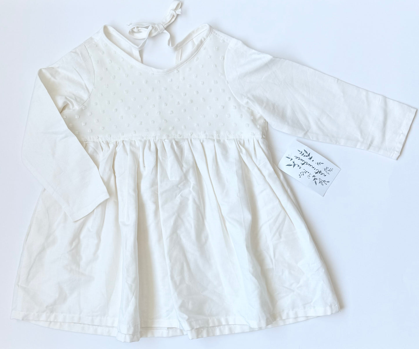 Nest + Nurture White Dress - New (3T)
