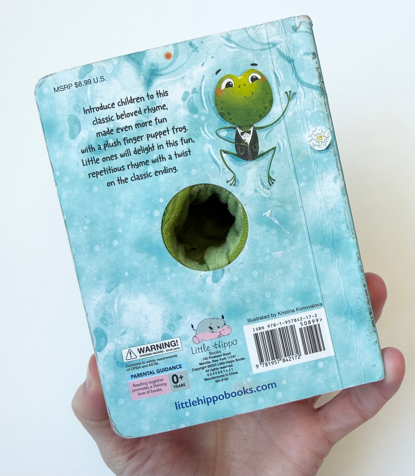 Five Little Speckled Frogs Puppet Board Book