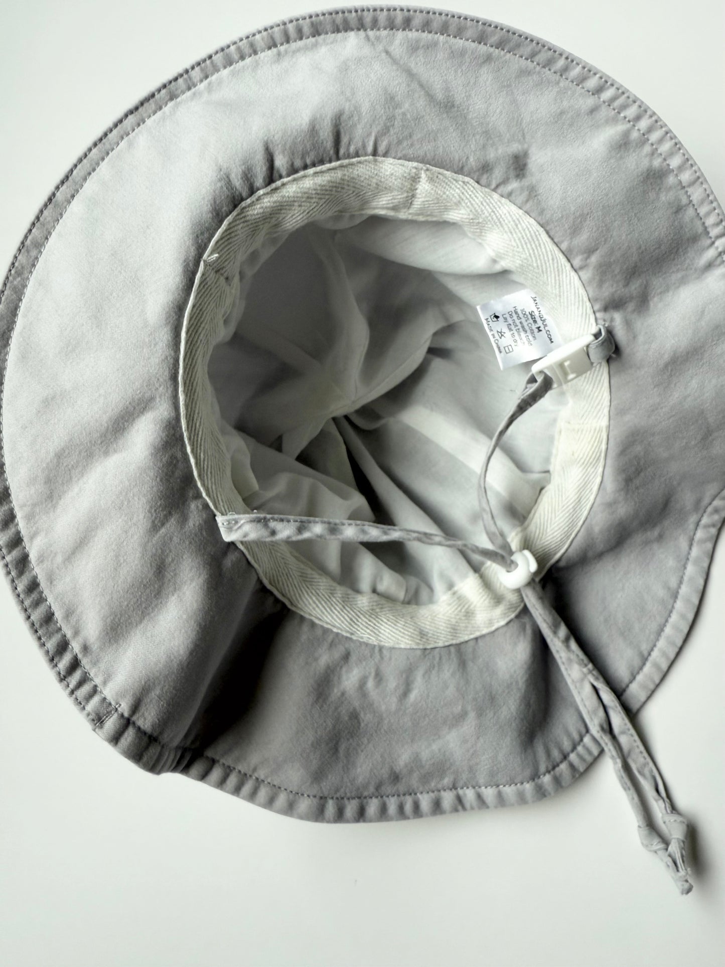 Jan & Jul Grey Sun Hat (6-24 Months - Medium)