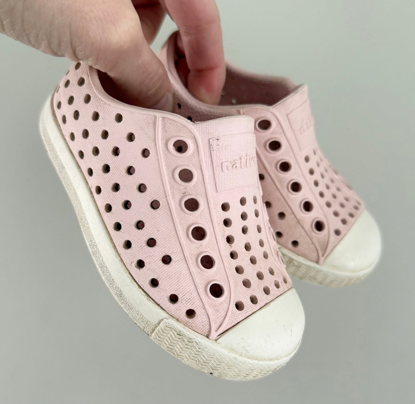 Native Light Pink Jefferson Slip Ons (5)