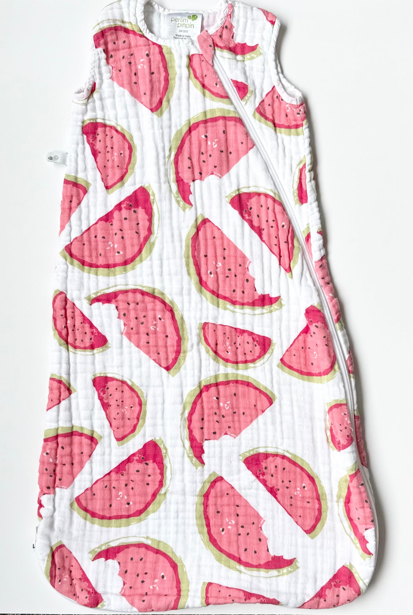 Perlim Pinpin Watermelon Muslin Sleep Sack (0-6 Months)