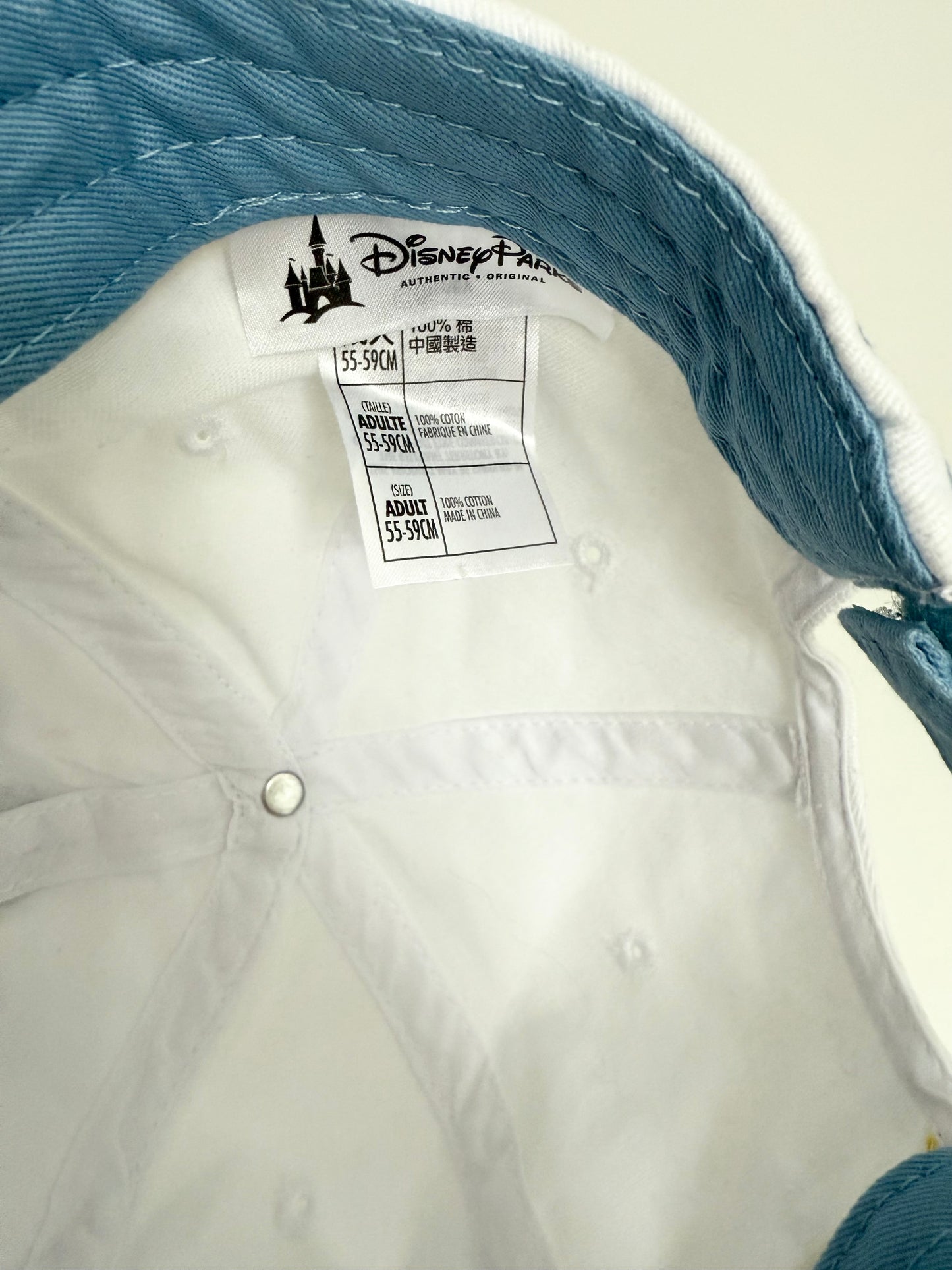 Adult Disney Parks White Mickey Mouse Ball Cap