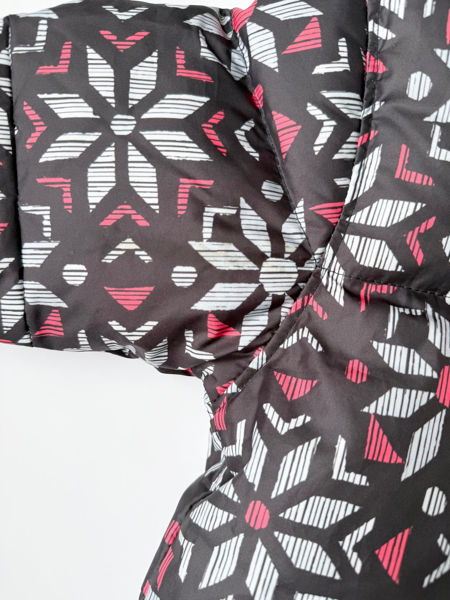 Columbia Black & Pink Geometric Snuggly Bunny Snowsuit (6-12 Months)