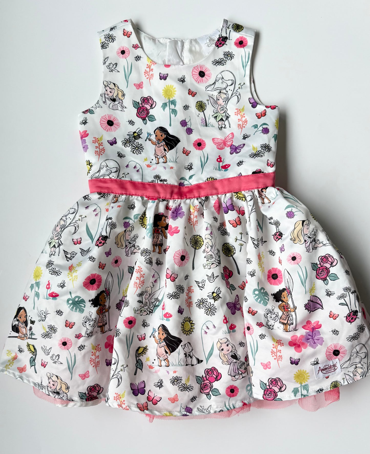The Disney Store Colorful Princesses Sleeveless Dress (4T)