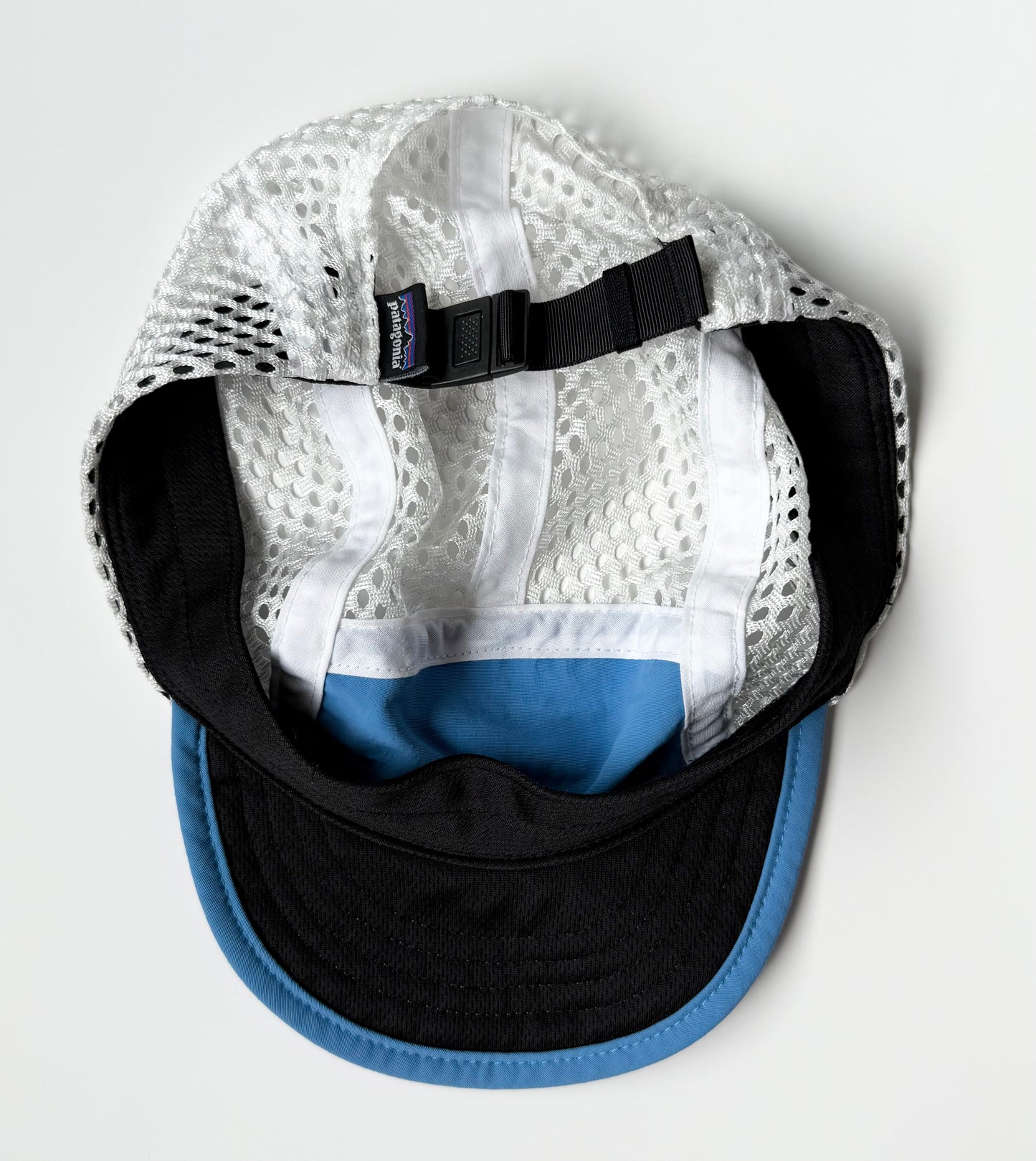 Patagonia Blue & White Mesh Duckbill Cap (8-10 Years)