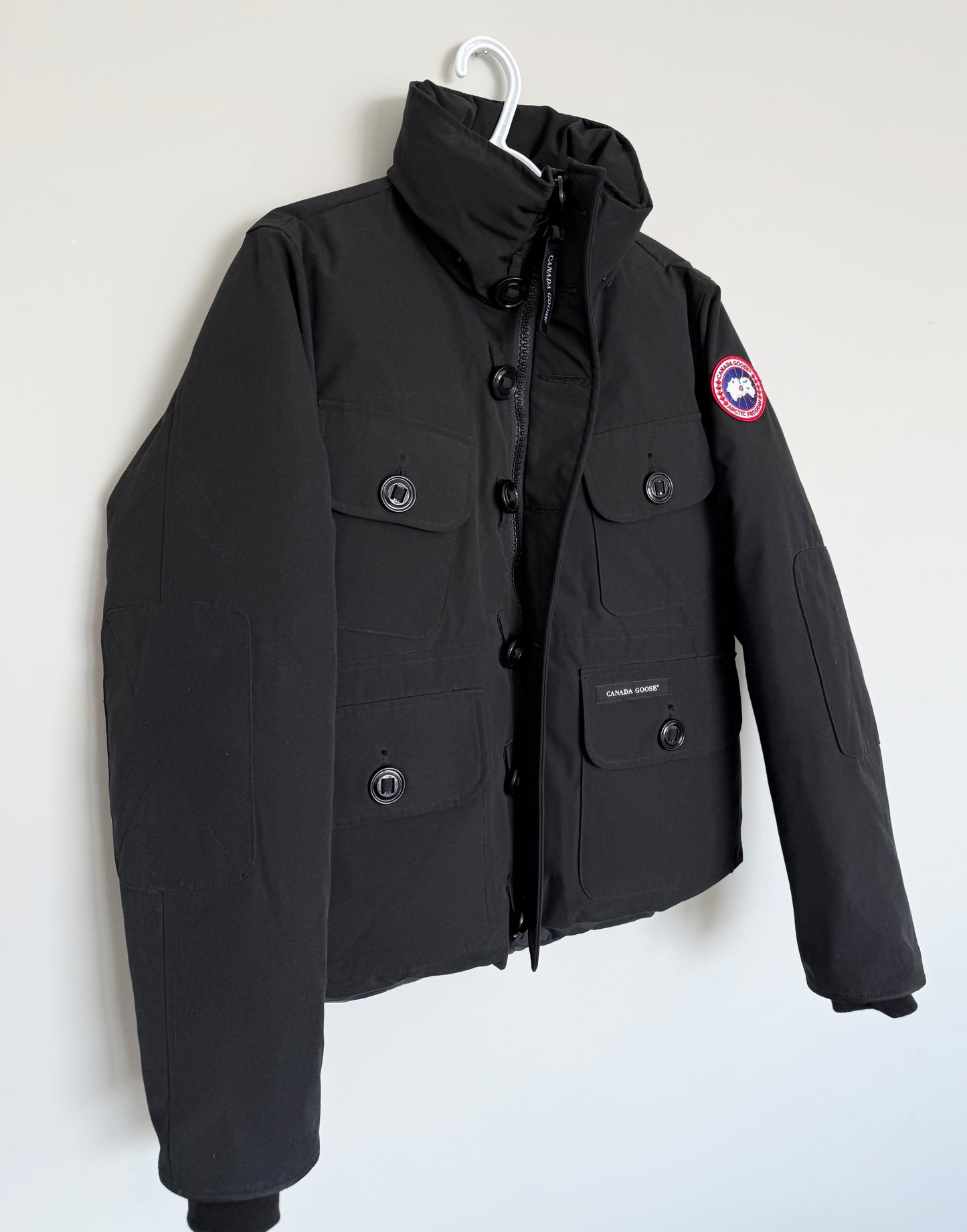 Women’s Canada Goose Black Selkirk Parka (Fusion Fit Small)
