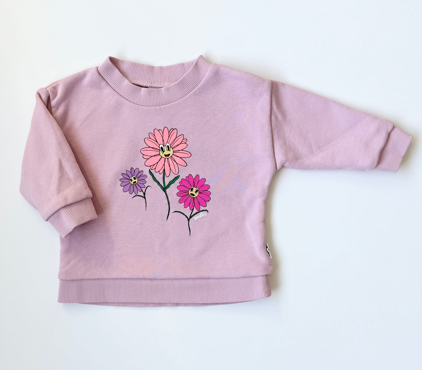 Bonds Originals Pink Daisy’s Sweater (3-6 Months)