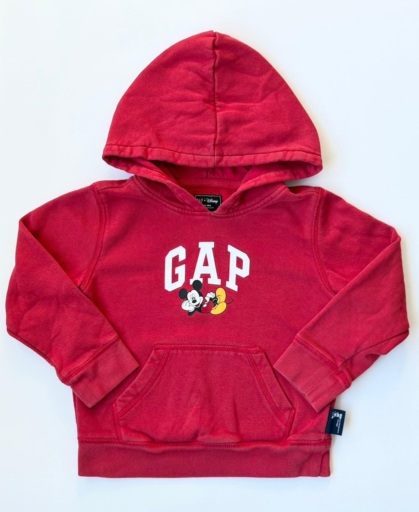 Gap x Disney Red Mickey Mouse Hoodie (5 Years)